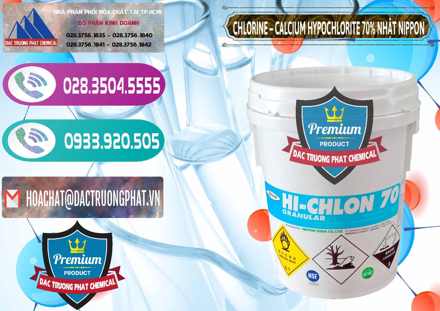 Đơn vị cung ứng và bán Clorin – Chlorine 70% Nippon Soda Nhật Bản Japan - 0055 - Nơi cung cấp - kinh doanh hóa chất tại TP.HCM - hoachatxulynuoc.com