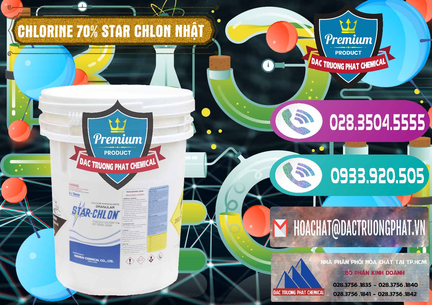 Đơn vị chuyên kinh doanh ( bán ) Clorin – Chlorine 70% Star Chlon Nhật Bản Japan - 0243 - Nhà phân phối - cung cấp hóa chất tại TP.HCM - hoachatxulynuoc.com