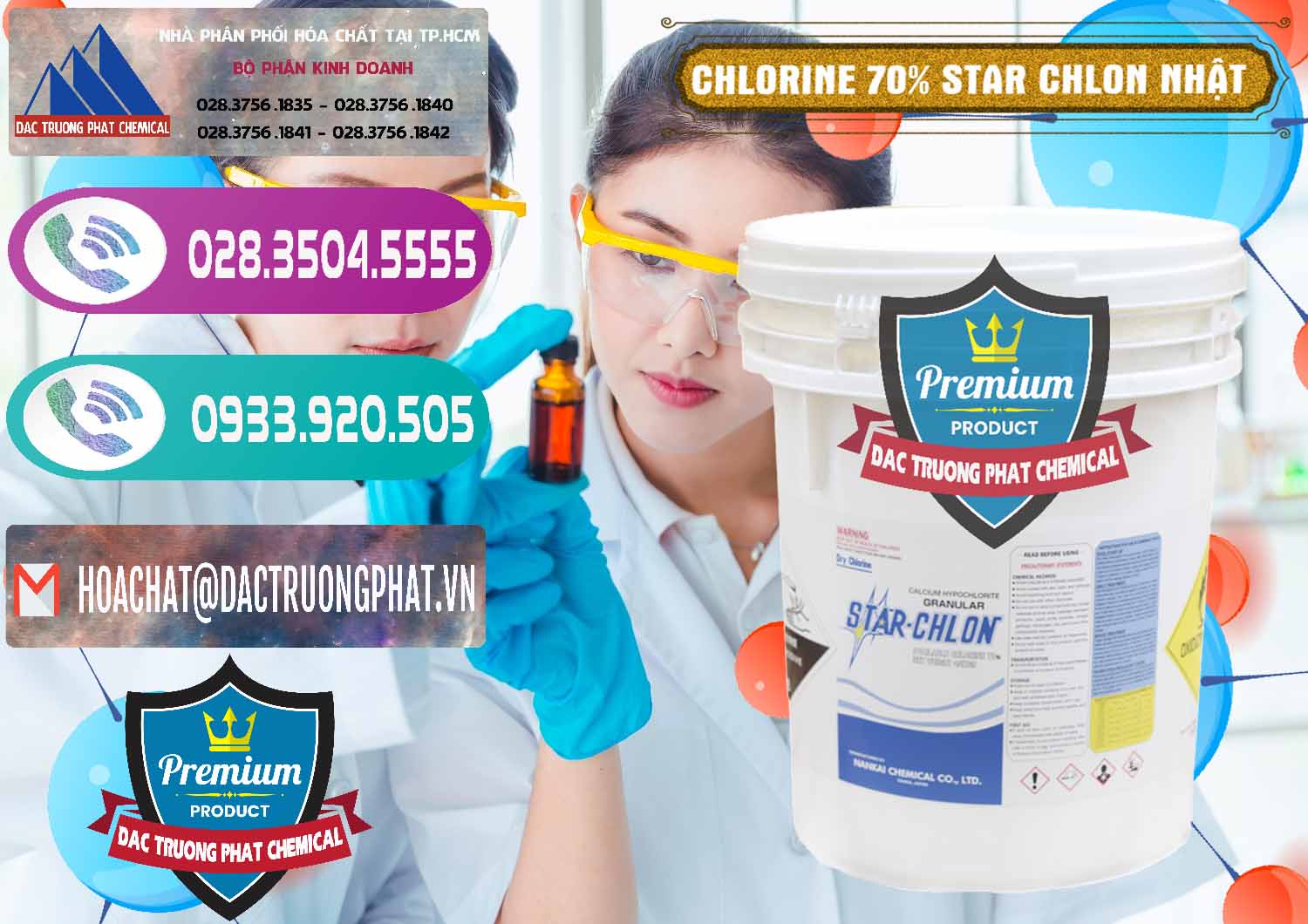 Nơi bán - cung cấp Clorin – Chlorine 70% Star Chlon Nhật Bản Japan - 0243 - Đơn vị chuyên phân phối - bán hóa chất tại TP.HCM - hoachatxulynuoc.com