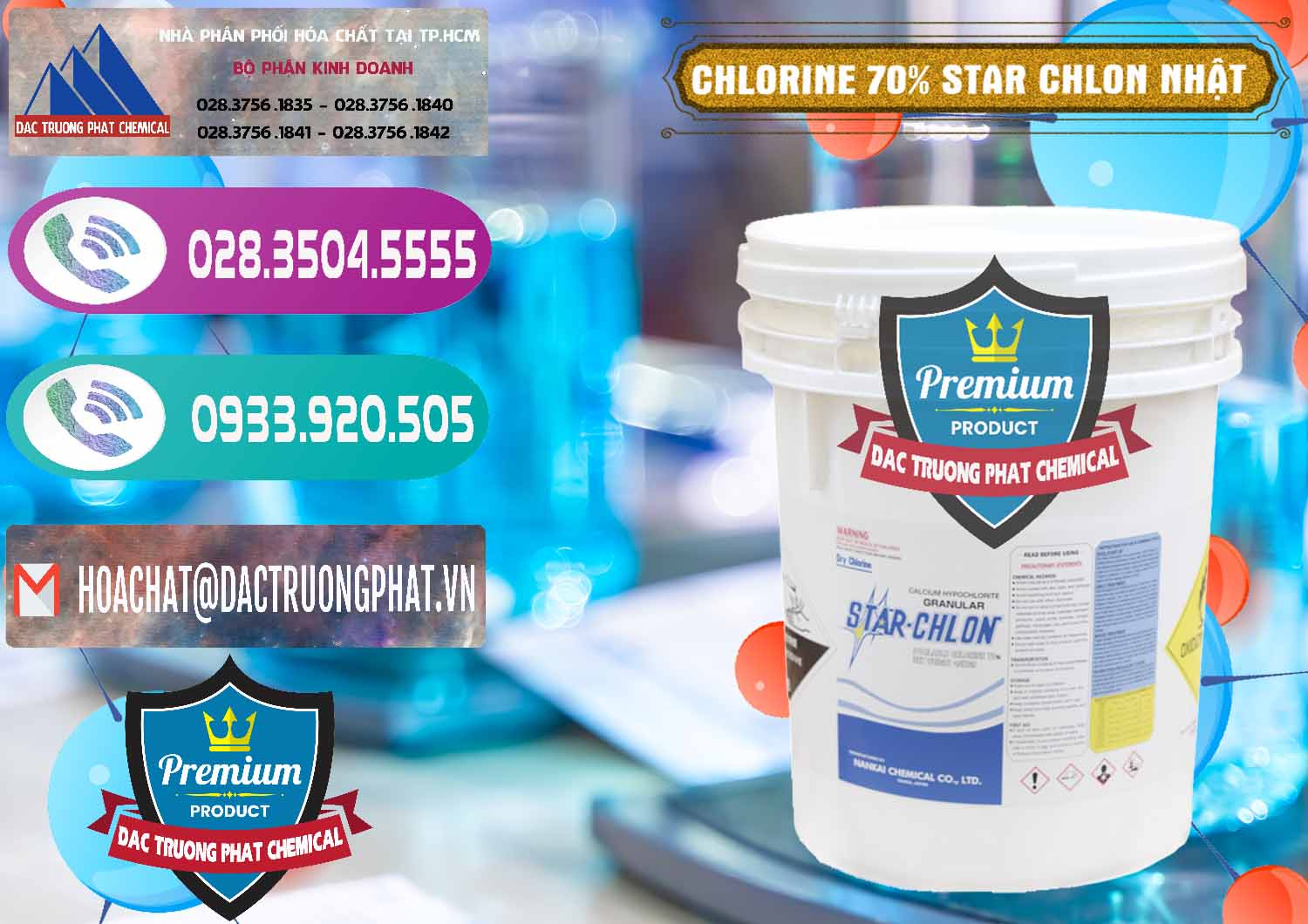 Đơn vị chuyên nhập khẩu và bán Clorin – Chlorine 70% Star Chlon Nhật Bản Japan - 0243 - Nhà phân phối và kinh doanh hóa chất tại TP.HCM - hoachatxulynuoc.com