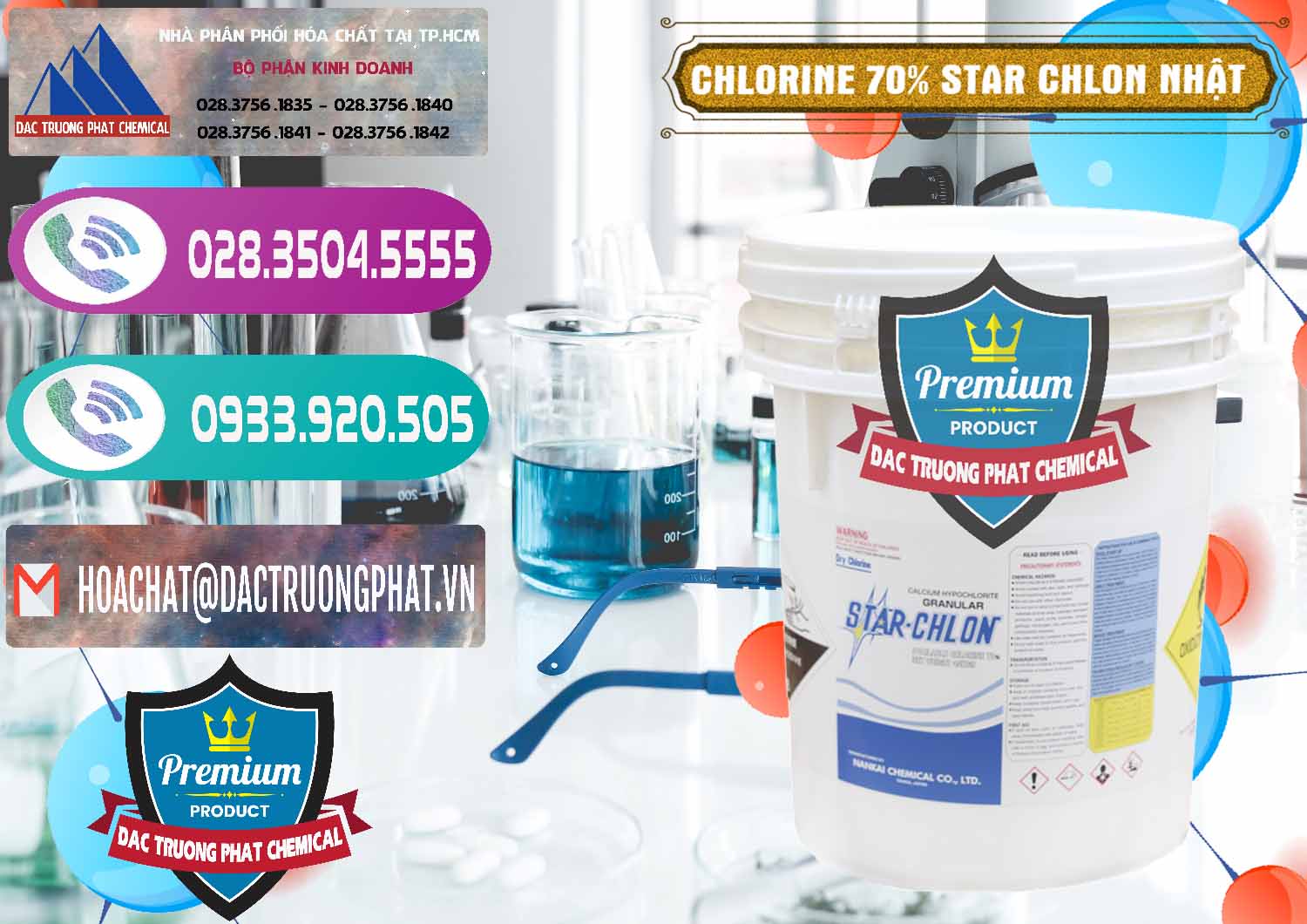 Nhà phân phối và bán Clorin – Chlorine 70% Star Chlon Nhật Bản Japan - 0243 - Nơi chuyên nhập khẩu ( phân phối ) hóa chất tại TP.HCM - hoachatxulynuoc.com