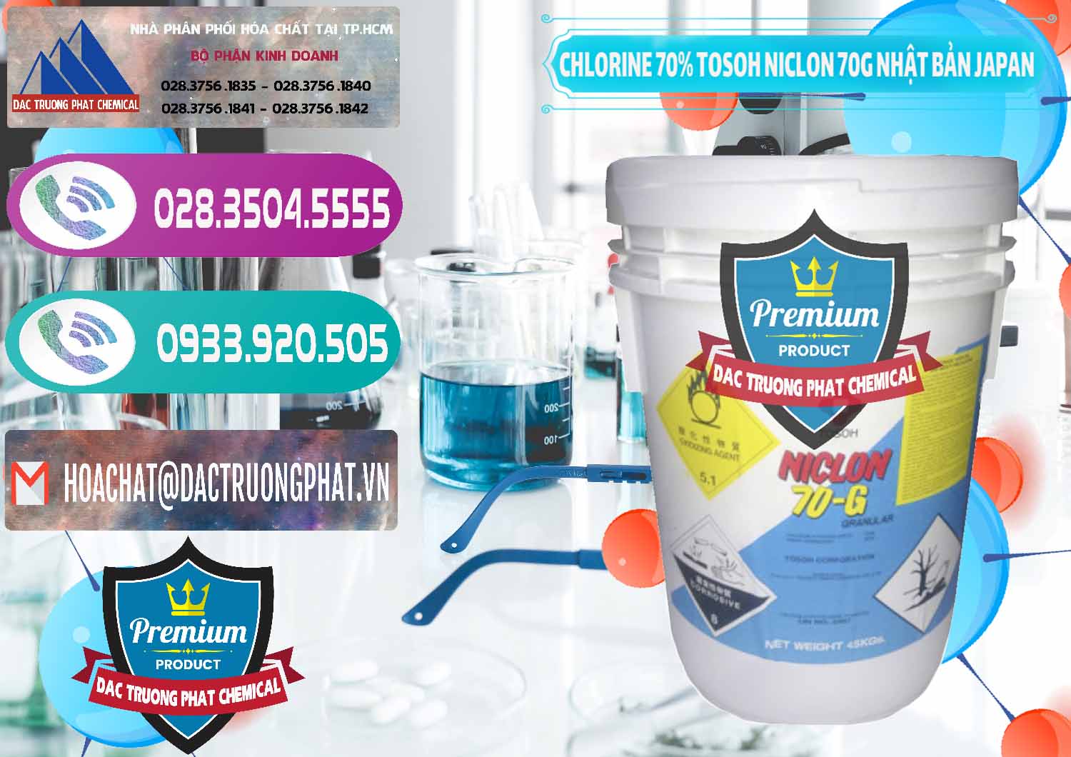 Công ty chuyên bán và cung cấp Clorin – Chlorine 70% Tosoh Niclon 70G Nhật Bản Japan - 0242 - Nhà cung cấp - bán hóa chất tại TP.HCM - hoachatxulynuoc.com
