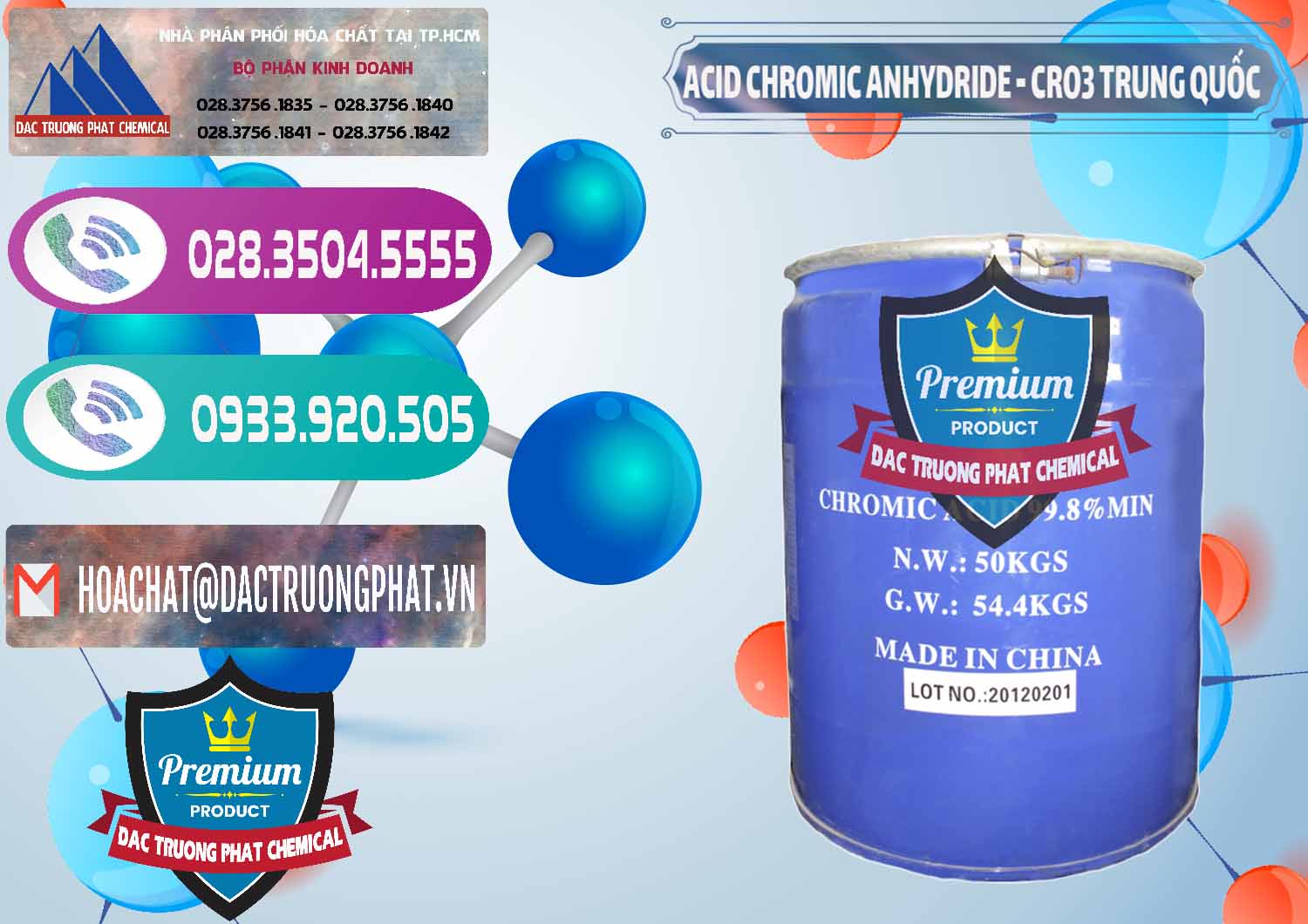 Công ty cung ứng và bán Acid Chromic Anhydride - Cromic CRO3 Trung Quốc China - 0007 - Nơi cung cấp & phân phối hóa chất tại TP.HCM - hoachatxulynuoc.com