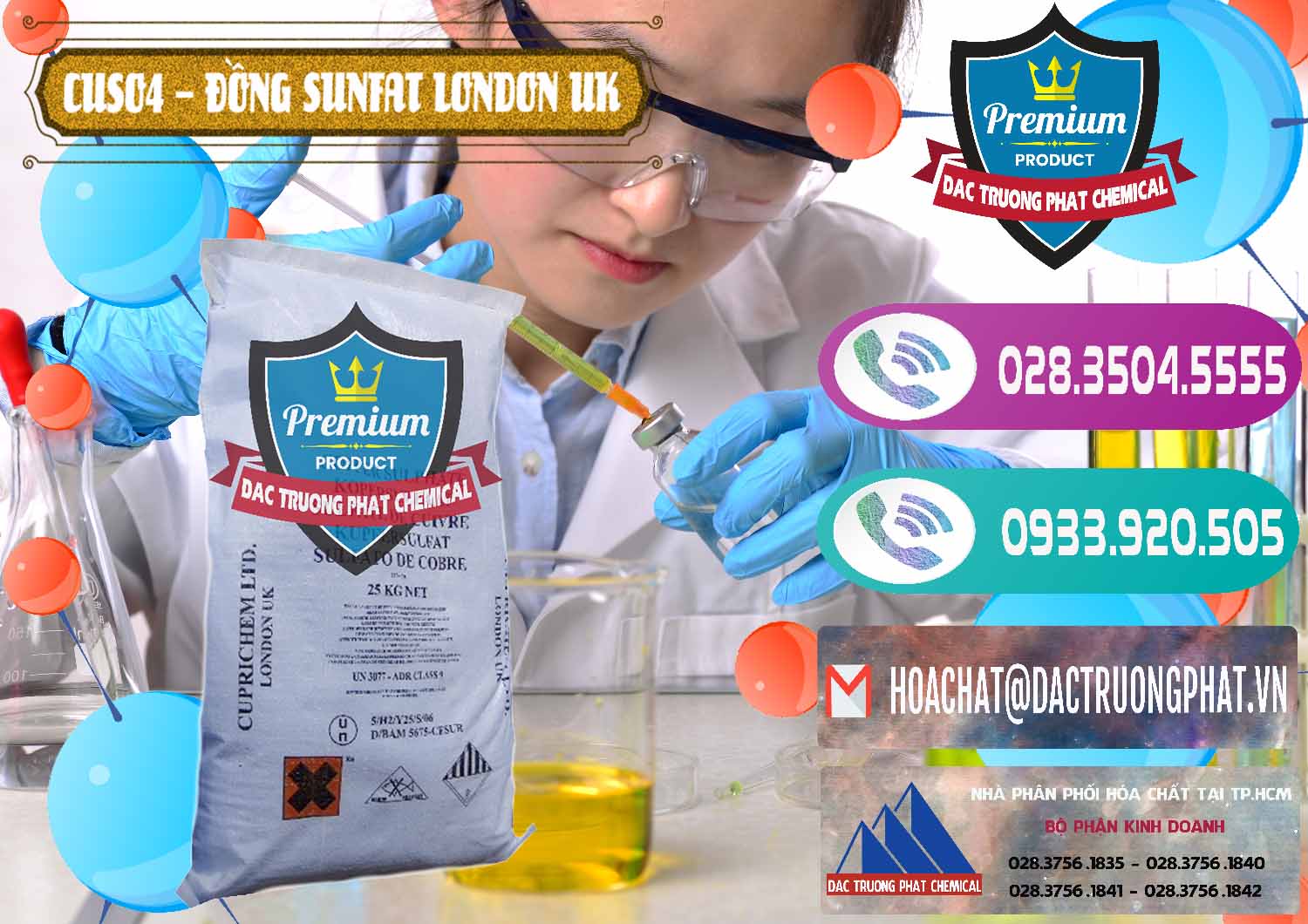 Nơi chuyên bán - cung ứng CuSO4 – Đồng Sunfat Anh Uk Kingdoms - 0478 - Đơn vị cung cấp - phân phối hóa chất tại TP.HCM - hoachatxulynuoc.com