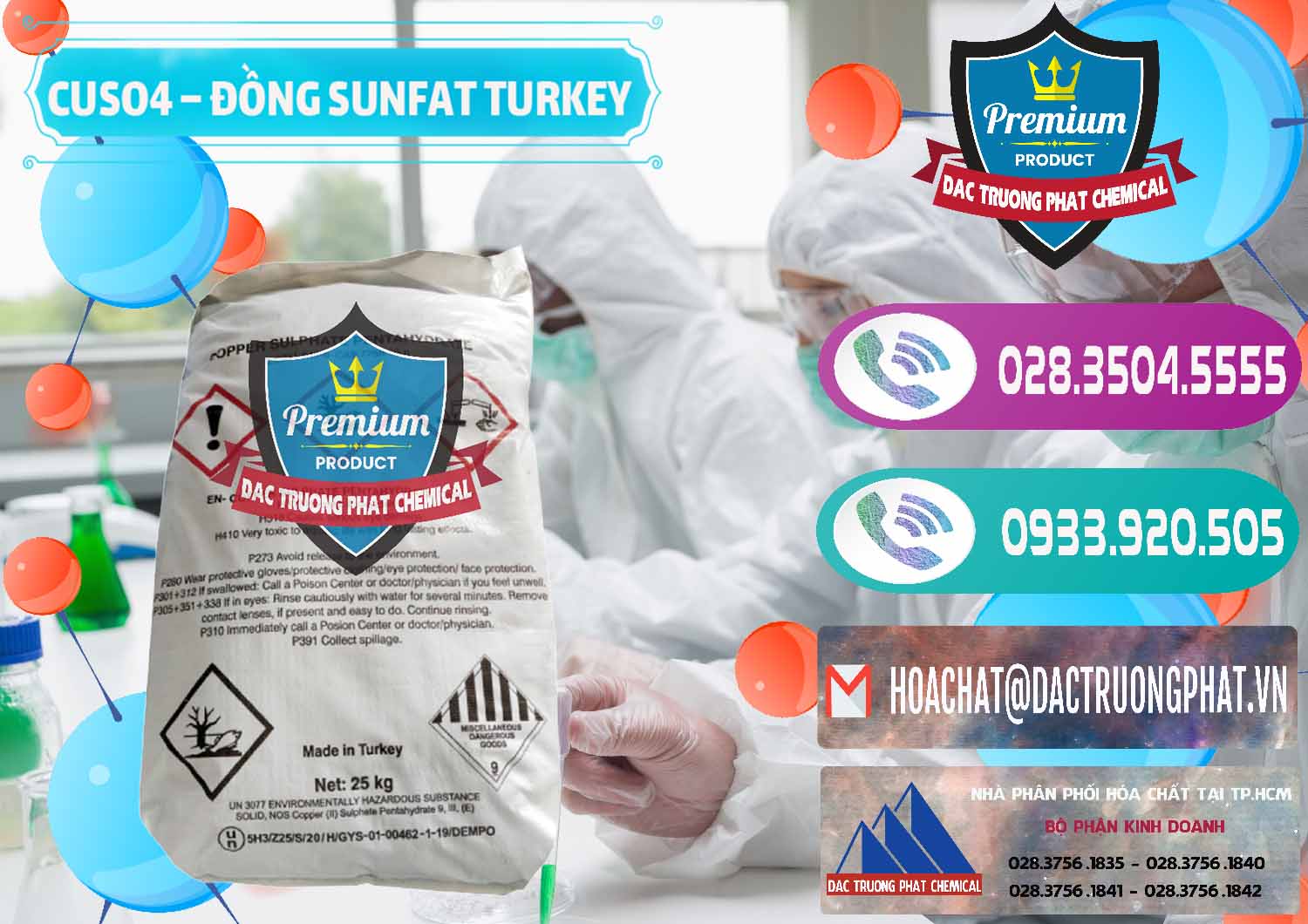 Nơi bán _ phân phối CuSO4 – Đồng Sunfat Thổ Nhĩ Kỳ Turkey - 0481 - Công ty chuyên nhập khẩu - phân phối hóa chất tại TP.HCM - hoachatxulynuoc.com
