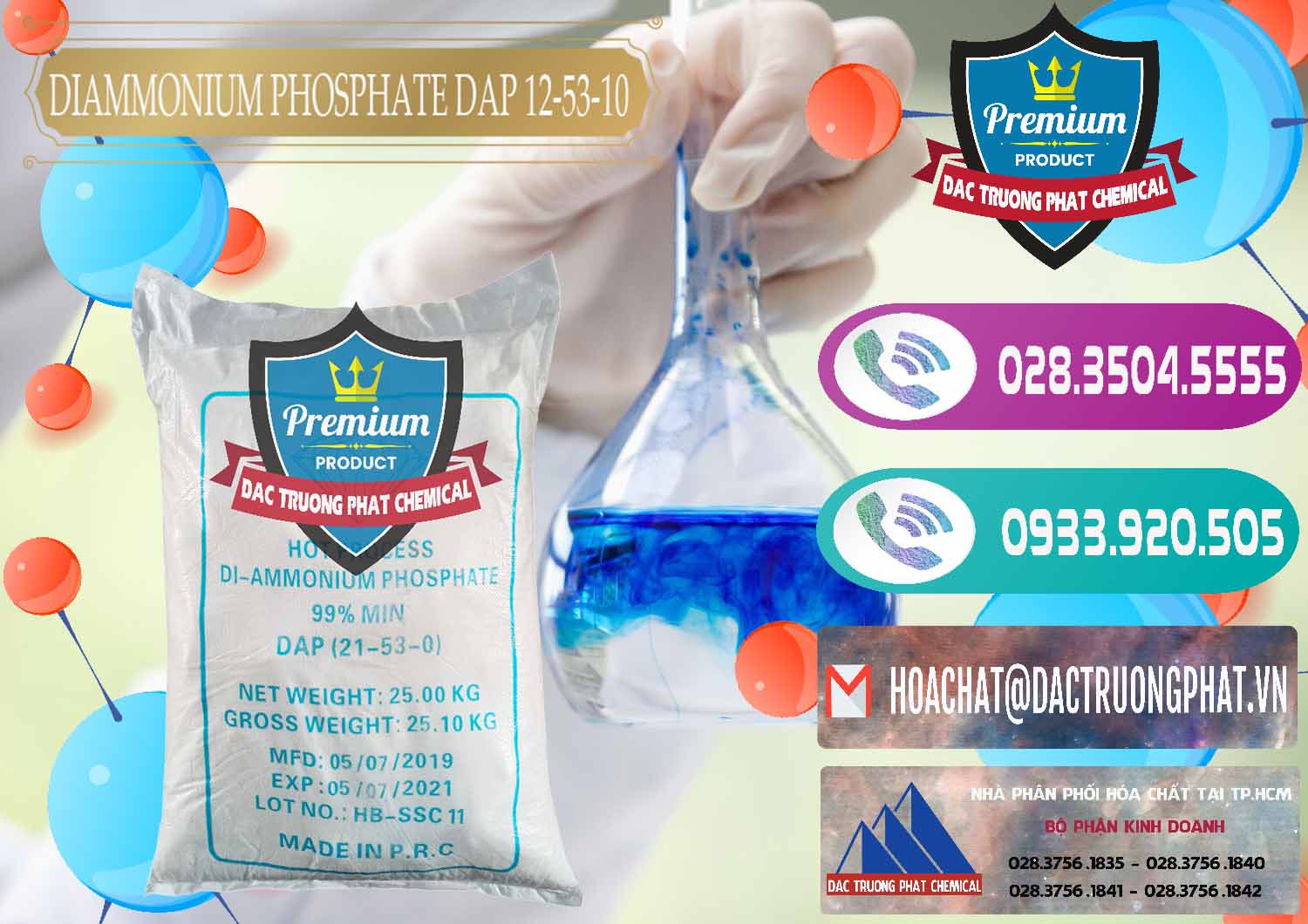 Đơn vị phân phối - bán DAP - Diammonium Phosphate Trung Quốc China - 0319 - Công ty chuyên cung cấp & nhập khẩu hóa chất tại TP.HCM - hoachatxulynuoc.com