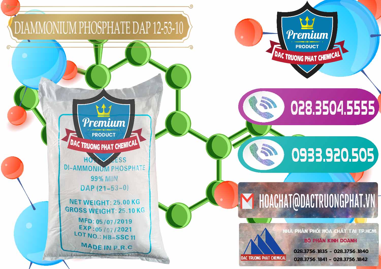 Chuyên bán ( phân phối ) DAP - Diammonium Phosphate Trung Quốc China - 0319 - Công ty chuyên cung ứng & phân phối hóa chất tại TP.HCM - hoachatxulynuoc.com