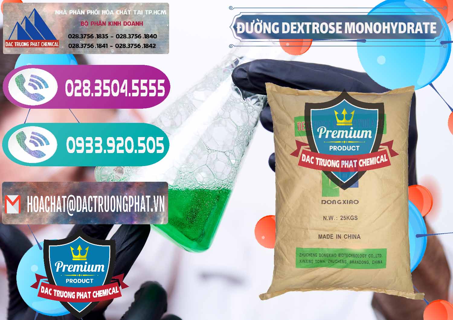 Cty bán ( phân phối ) Đường Dextrose Monohydrate Food Grade Dongxiao Trung Quốc China - 0063 - Cty bán ( phân phối ) hóa chất tại TP.HCM - hoachatxulynuoc.com