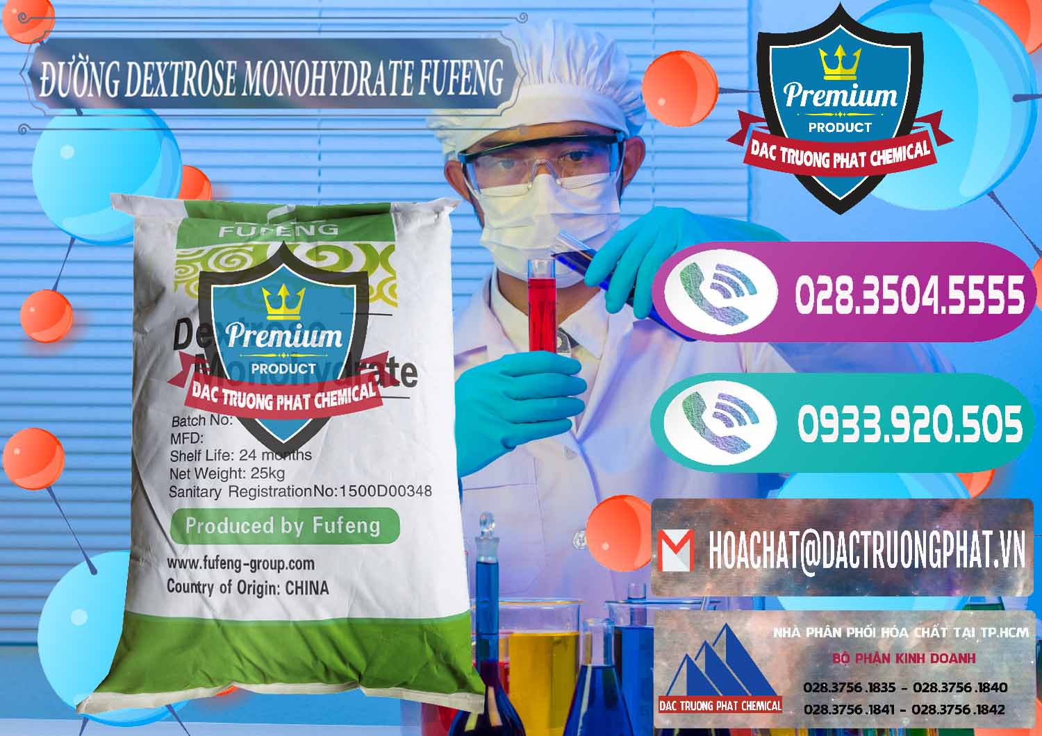 Công ty kinh doanh và bán Đường Dextrose Monohydrate Food Grade Fufeng Trung Quốc China - 0223 - Nơi phân phối - nhập khẩu hóa chất tại TP.HCM - hoachatxulynuoc.com