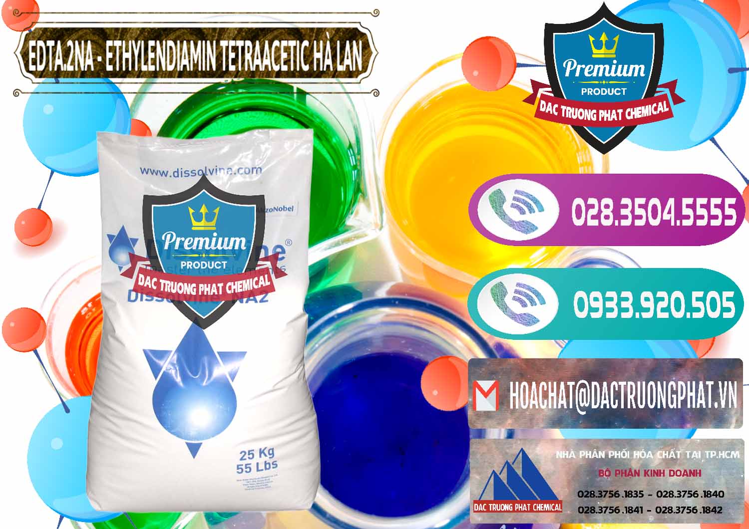 Nơi phân phối { bán } Powder Disodium Ethylen Diamin Tetraacetate ß Edta Na2 Dissolvine Hà Lan Nơi chuyên cung ứng ( bán ) EDTA.2NA - Ethylendiamin Tetraacetic Dissolvine Hà Lan Netherlands - 0064 - Cty kinh doanh - phân phối hóa chất tại TP.HCM - hoachatxulynuoc.com