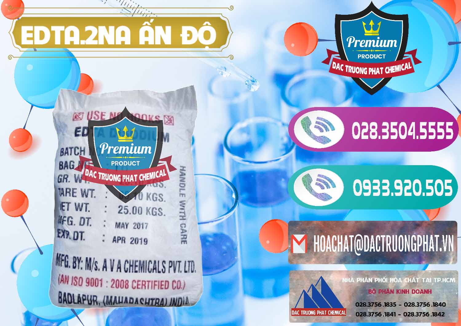 Cty chuyên cung cấp và bán EDTA.2NA - Ethylendiamin Tetraacetic Ấn Độ India - 0416 - Cty cung ứng và phân phối hóa chất tại TP.HCM - hoachatxulynuoc.com