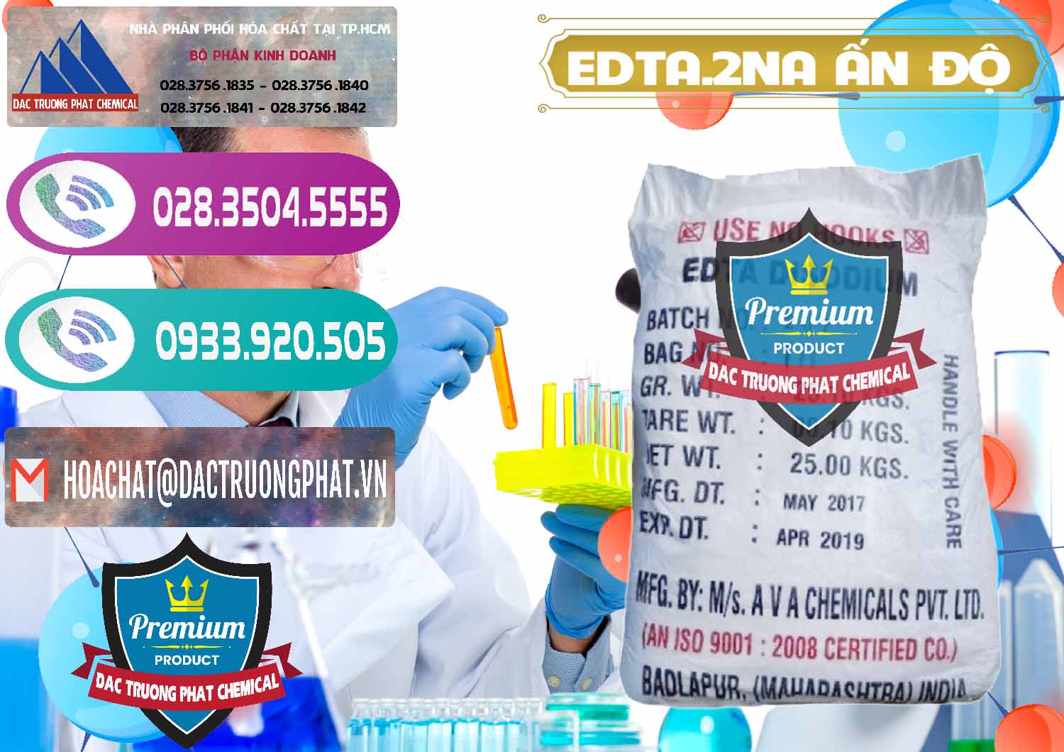 Công ty chuyên kinh doanh _ bán EDTA.2NA - Ethylendiamin Tetraacetic Ấn Độ India - 0416 - Đơn vị nhập khẩu - phân phối hóa chất tại TP.HCM - hoachatxulynuoc.com