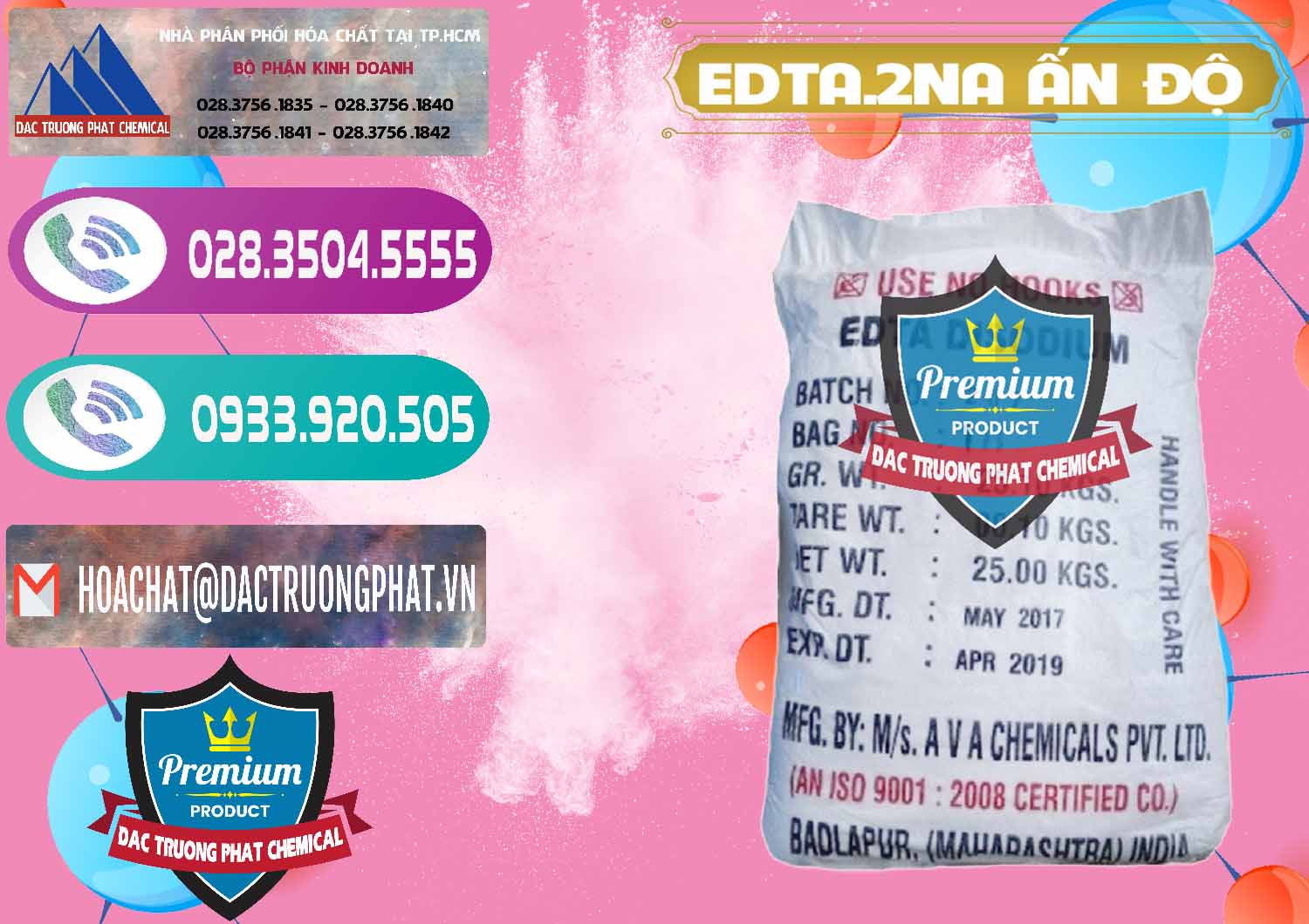 Đơn vị chuyên phân phối _ bán EDTA.2NA - Ethylendiamin Tetraacetic Ấn Độ India - 0416 - Kinh doanh - cung cấp hóa chất tại TP.HCM - hoachatxulynuoc.com