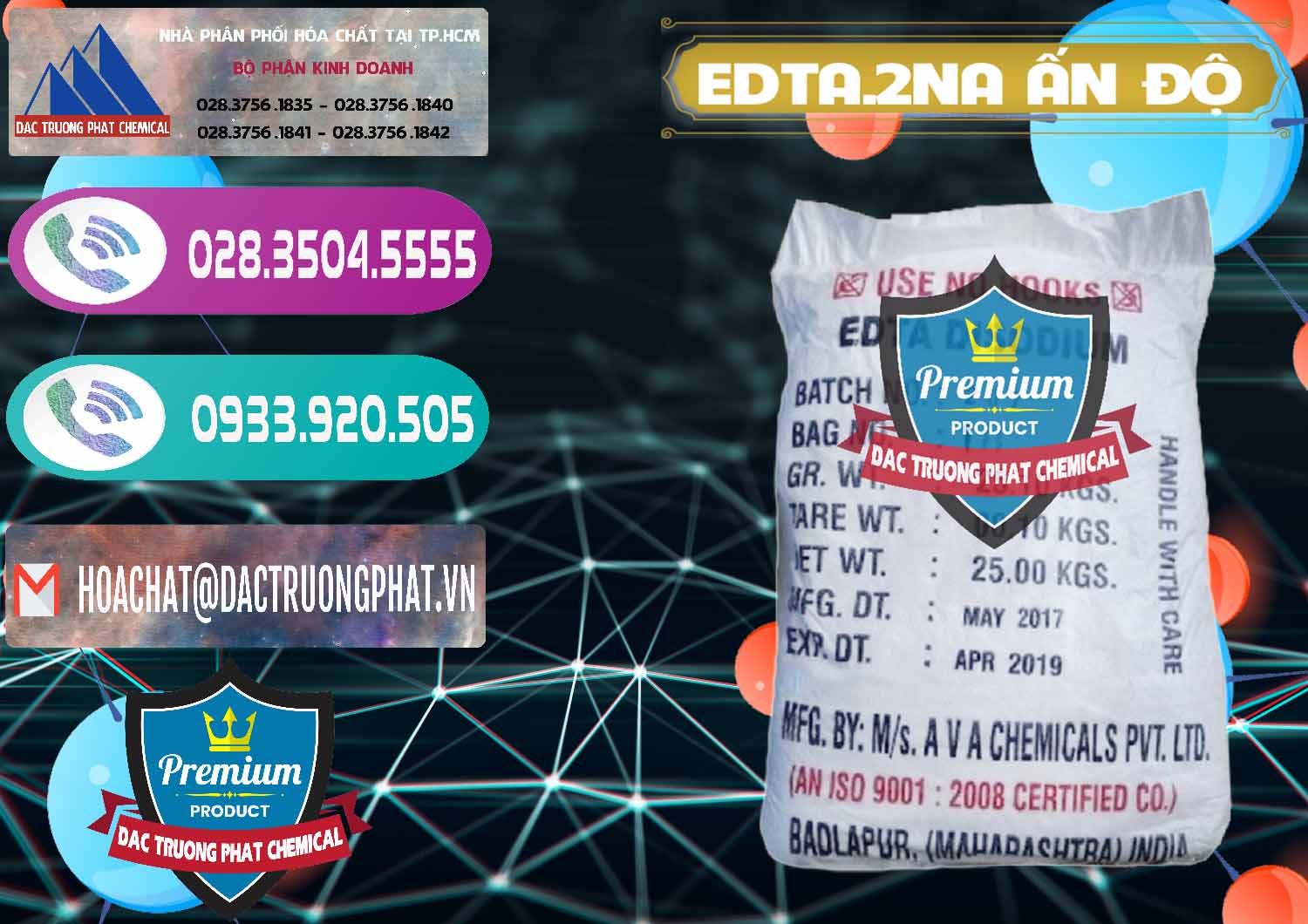 Nơi chuyên bán và phân phối EDTA.2NA - Ethylendiamin Tetraacetic Ấn Độ India - 0416 - Bán và cung cấp hóa chất tại TP.HCM - hoachatxulynuoc.com