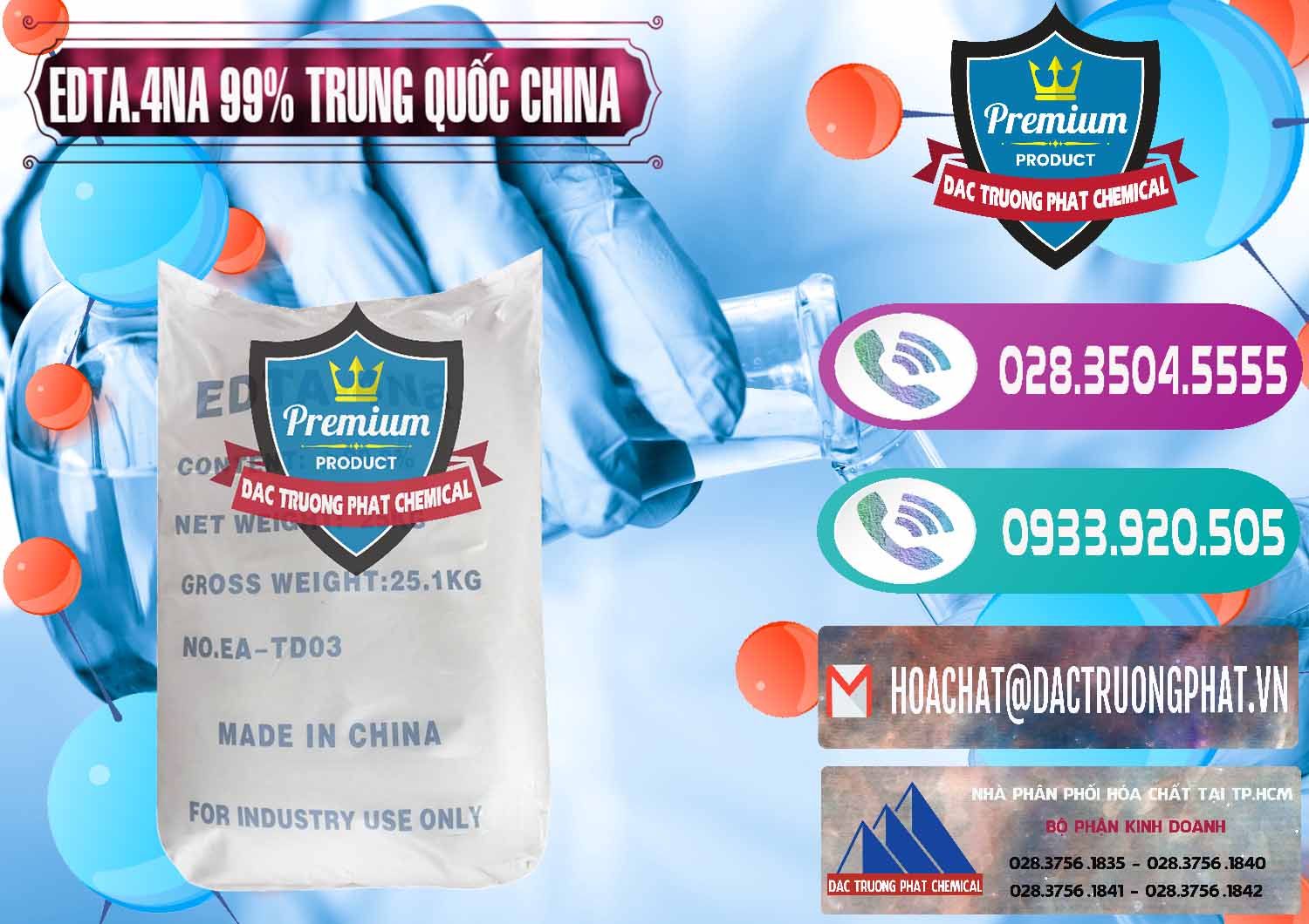 Cty phân phối - bán EDTA.4NA - EDTA Muối 99% Trung Quốc China - 0292 - Công ty phân phối ( cung cấp ) hóa chất tại TP.HCM - hoachatxulynuoc.com