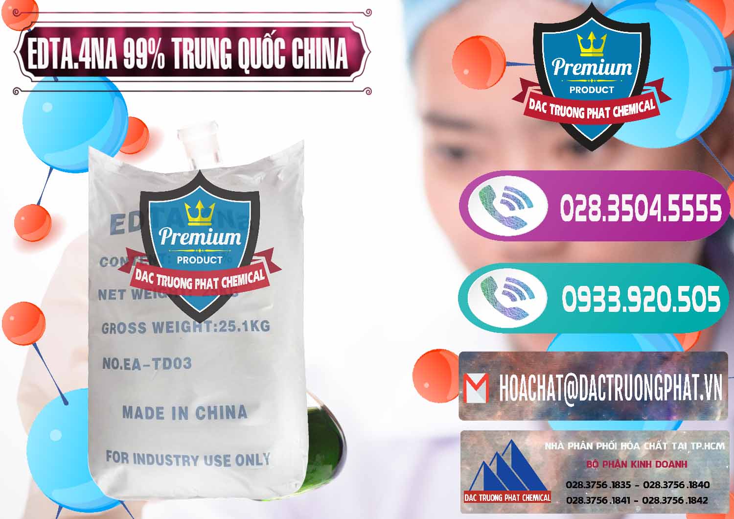 Công ty chuyên phân phối - bán EDTA.4NA - EDTA Muối 99% Trung Quốc China - 0292 - Nơi chuyên phân phối và nhập khẩu hóa chất tại TP.HCM - hoachatxulynuoc.com