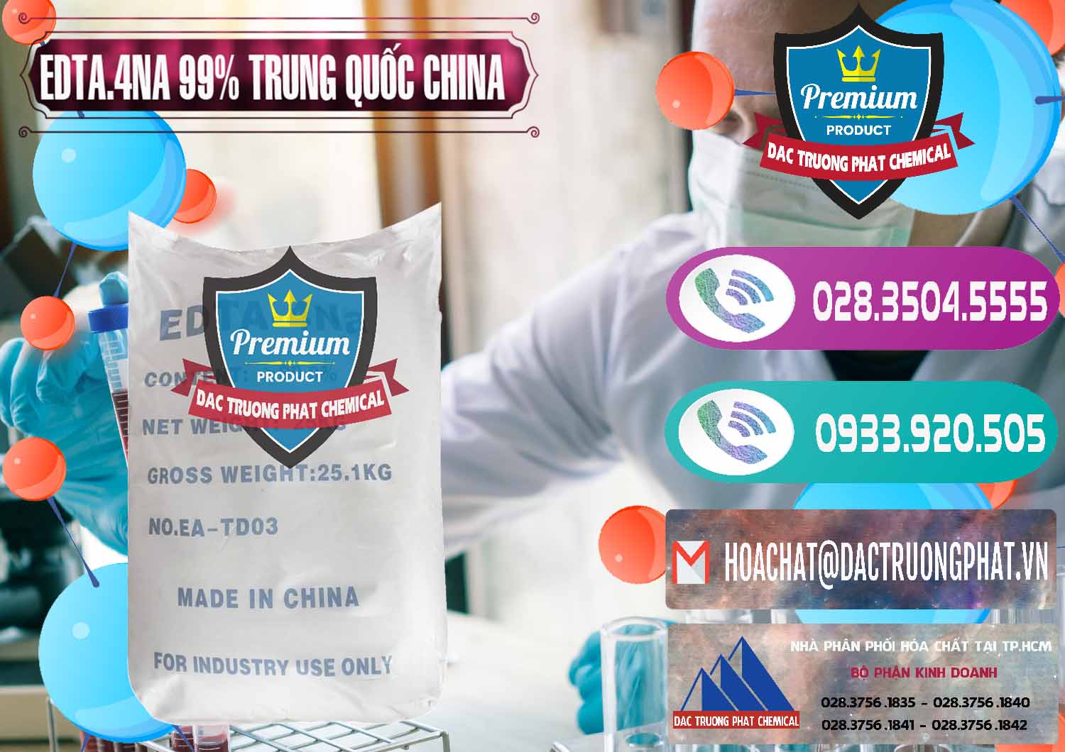Công ty chuyên bán và cung cấp EDTA.4NA - EDTA Muối 99% Trung Quốc China - 0292 - Đơn vị chuyên bán - cung cấp hóa chất tại TP.HCM - hoachatxulynuoc.com