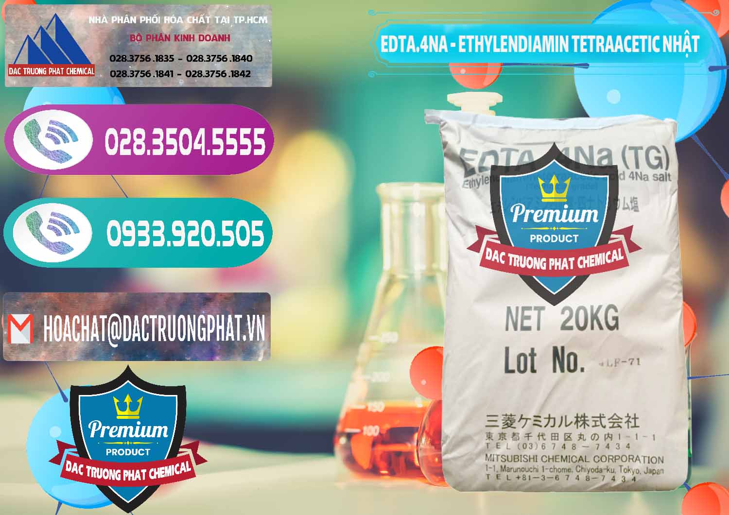 Công ty bán và cung ứng EDTA 4Na - Ethylendiamin Tetraacetic Nhật Bản Japan - 0482 - Nơi chuyên cung ứng ( phân phối ) hóa chất tại TP.HCM - hoachatxulynuoc.com