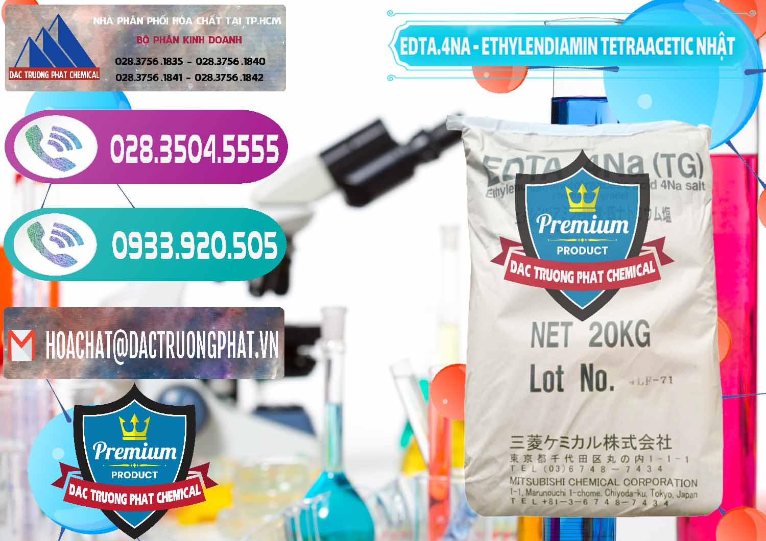 Cung cấp & bán EDTA 4Na - Ethylendiamin Tetraacetic Nhật Bản Japan - 0482 - Cty cung cấp _ kinh doanh hóa chất tại TP.HCM - hoachatxulynuoc.com