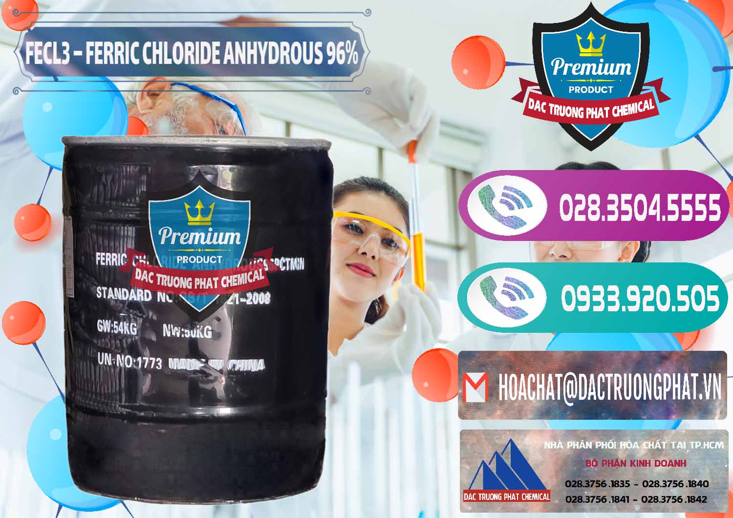 Công ty kinh doanh & bán FECL3 – Ferric Chloride Anhydrous 96% Trung Quốc China - 0065 - Nơi chuyên phân phối _ kinh doanh hóa chất tại TP.HCM - hoachatxulynuoc.com