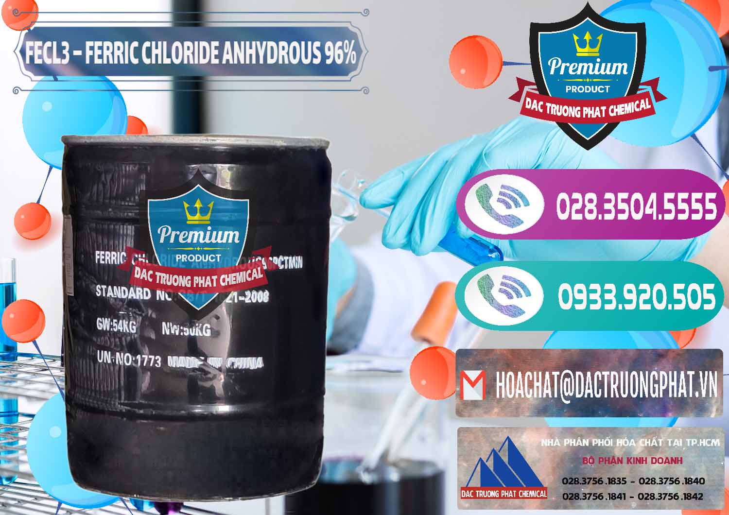Chuyên bán ( cung cấp ) FECL3 – Ferric Chloride Anhydrous 96% Trung Quốc China - 0065 - Cty chuyên cung cấp và nhập khẩu hóa chất tại TP.HCM - hoachatxulynuoc.com