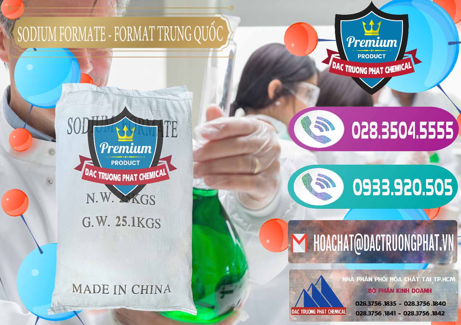Nơi cung ứng ( bán ) Sodium Formate - Natri Format Trung Quốc China - 0142 - Nhập khẩu _ cung cấp hóa chất tại TP.HCM - hoachatxulynuoc.com