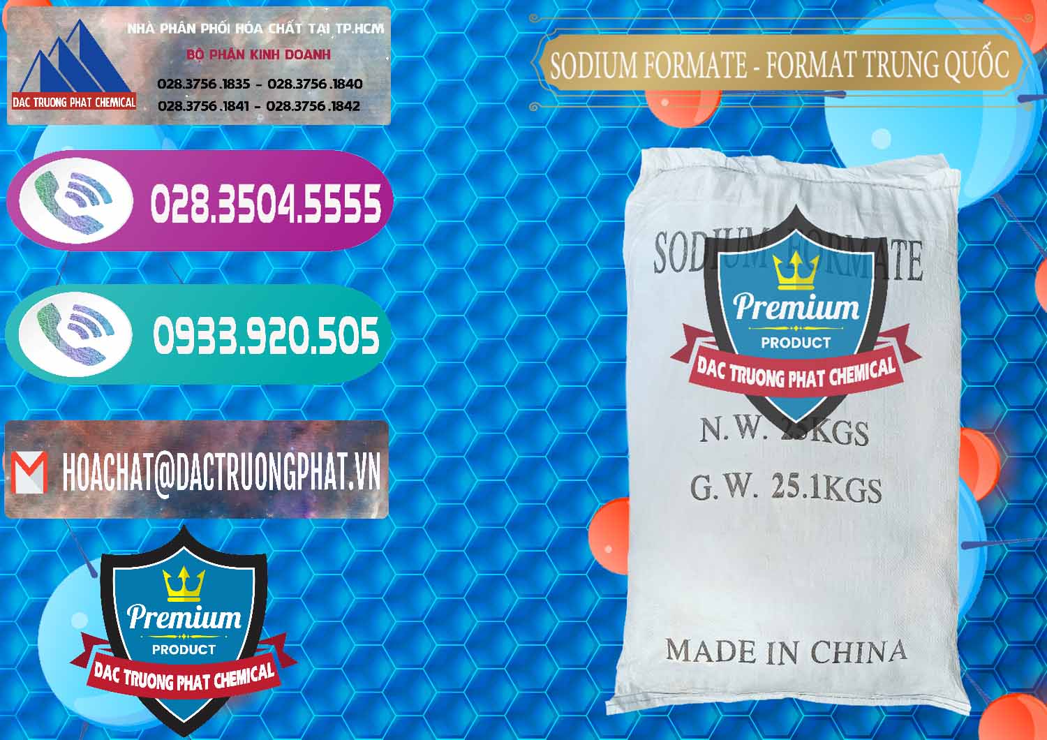Cung cấp & bán Sodium Formate - Natri Format Trung Quốc China - 0142 - Nơi phân phối và nhập khẩu hóa chất tại TP.HCM - hoachatxulynuoc.com