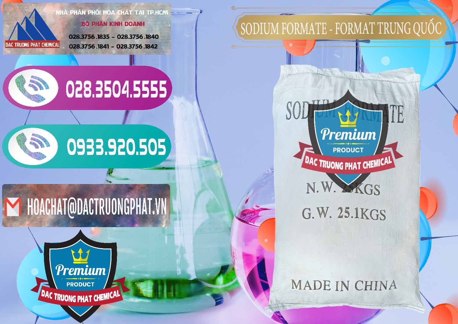 Cty bán ( cung ứng ) Sodium Formate - Natri Format Trung Quốc China - 0142 - Cty chuyên phân phối & bán hóa chất tại TP.HCM - hoachatxulynuoc.com