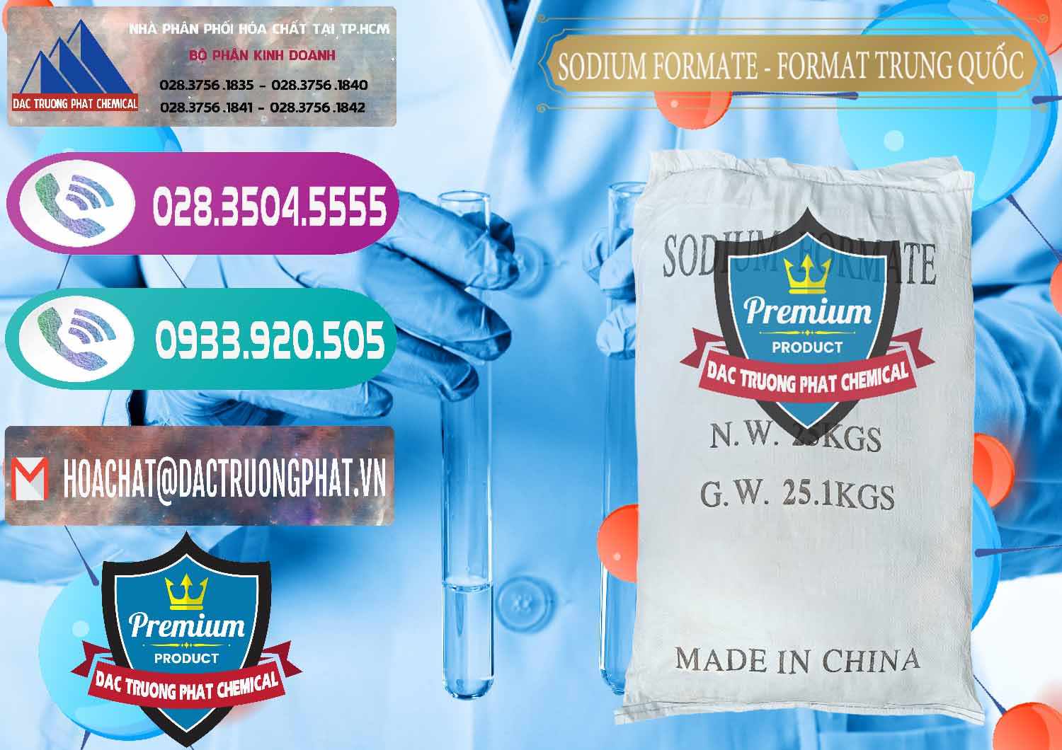 Công ty chuyên bán và cung ứng Sodium Formate - Natri Format Trung Quốc China - 0142 - Đơn vị chuyên nhập khẩu - phân phối hóa chất tại TP.HCM - hoachatxulynuoc.com