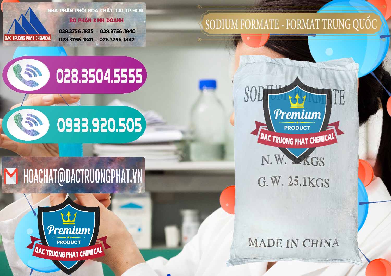 Đơn vị cung cấp & bán Sodium Formate - Natri Format Trung Quốc China - 0142 - Công ty phân phối & bán hóa chất tại TP.HCM - hoachatxulynuoc.com