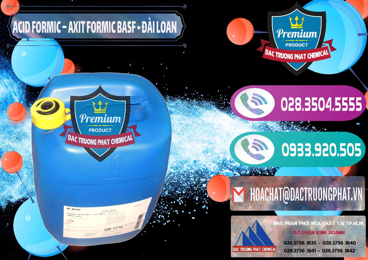 Kinh doanh - bán Acid Formic - Axit Formic 85% BASF Đài Loan Taiwan - 0027 - Đơn vị chuyên phân phối & bán hóa chất tại TP.HCM - hoachatxulynuoc.com