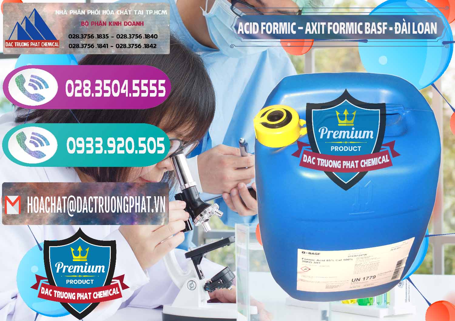 Cung cấp & bán Acid Formic - Axit Formic 85% BASF Đài Loan Taiwan - 0027 - Công ty chuyên cung cấp ( bán ) hóa chất tại TP.HCM - hoachatxulynuoc.com