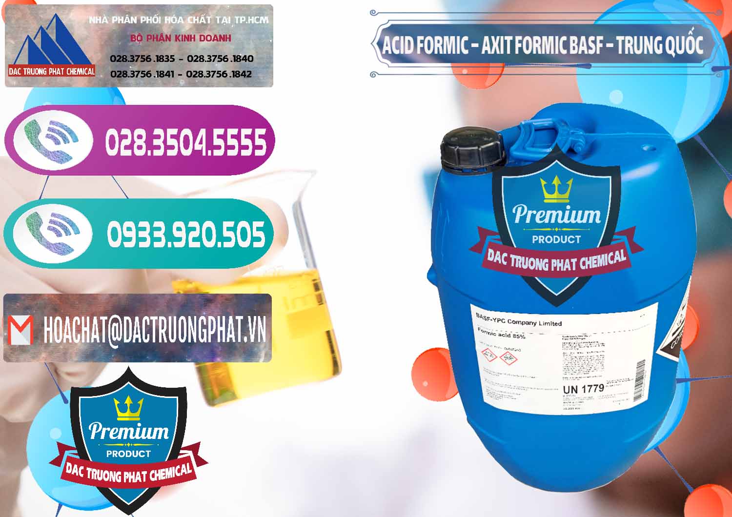 Đơn vị cung ứng _ bán Acid Formic - Axit Formic BASF Trung Quốc China - 0025 - Chuyên kinh doanh & cung cấp hóa chất tại TP.HCM - hoachatxulynuoc.com