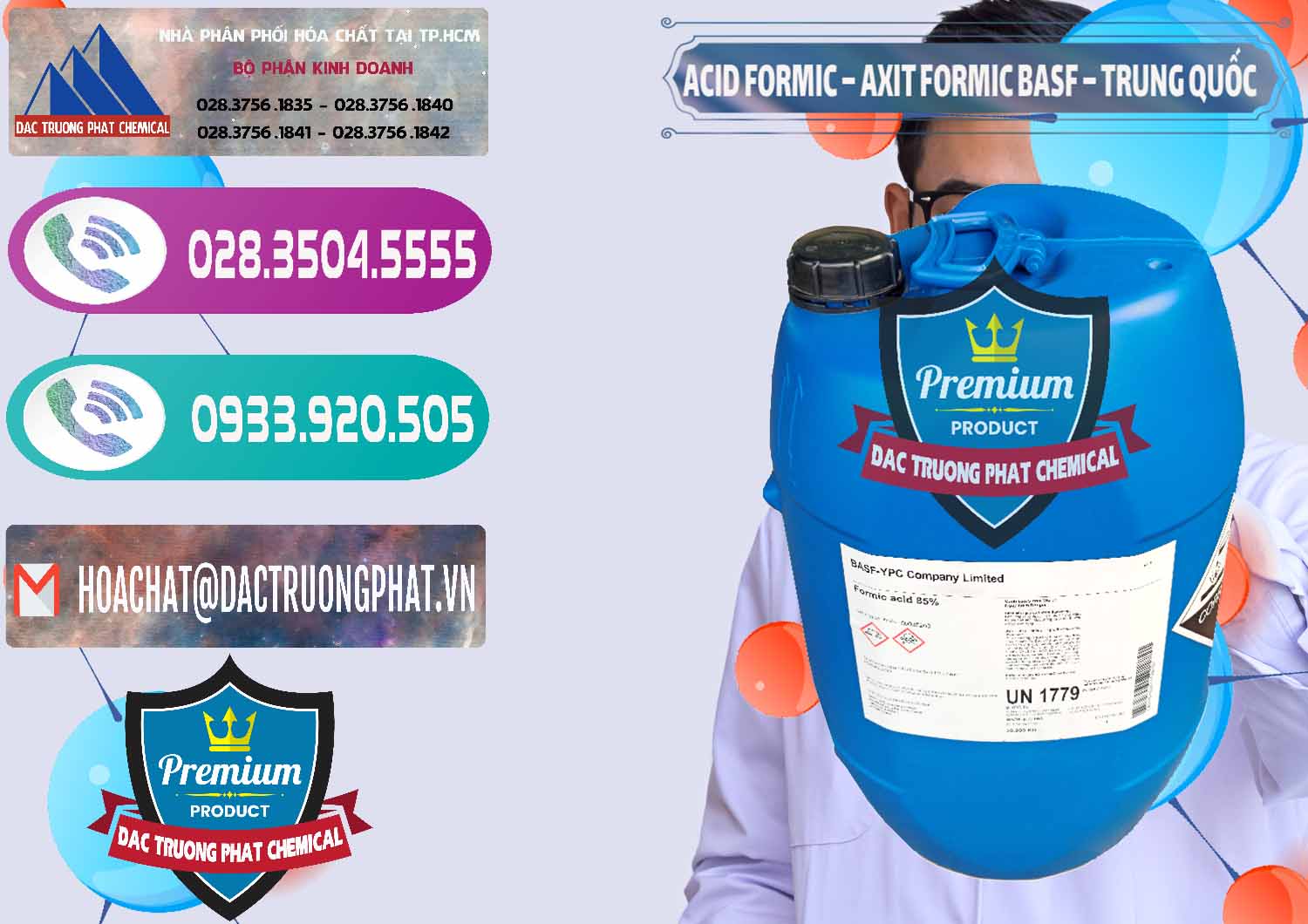 Công ty cung ứng & bán Acid Formic - Axit Formic BASF Trung Quốc China - 0025 - Cung cấp _ nhập khẩu hóa chất tại TP.HCM - hoachatxulynuoc.com