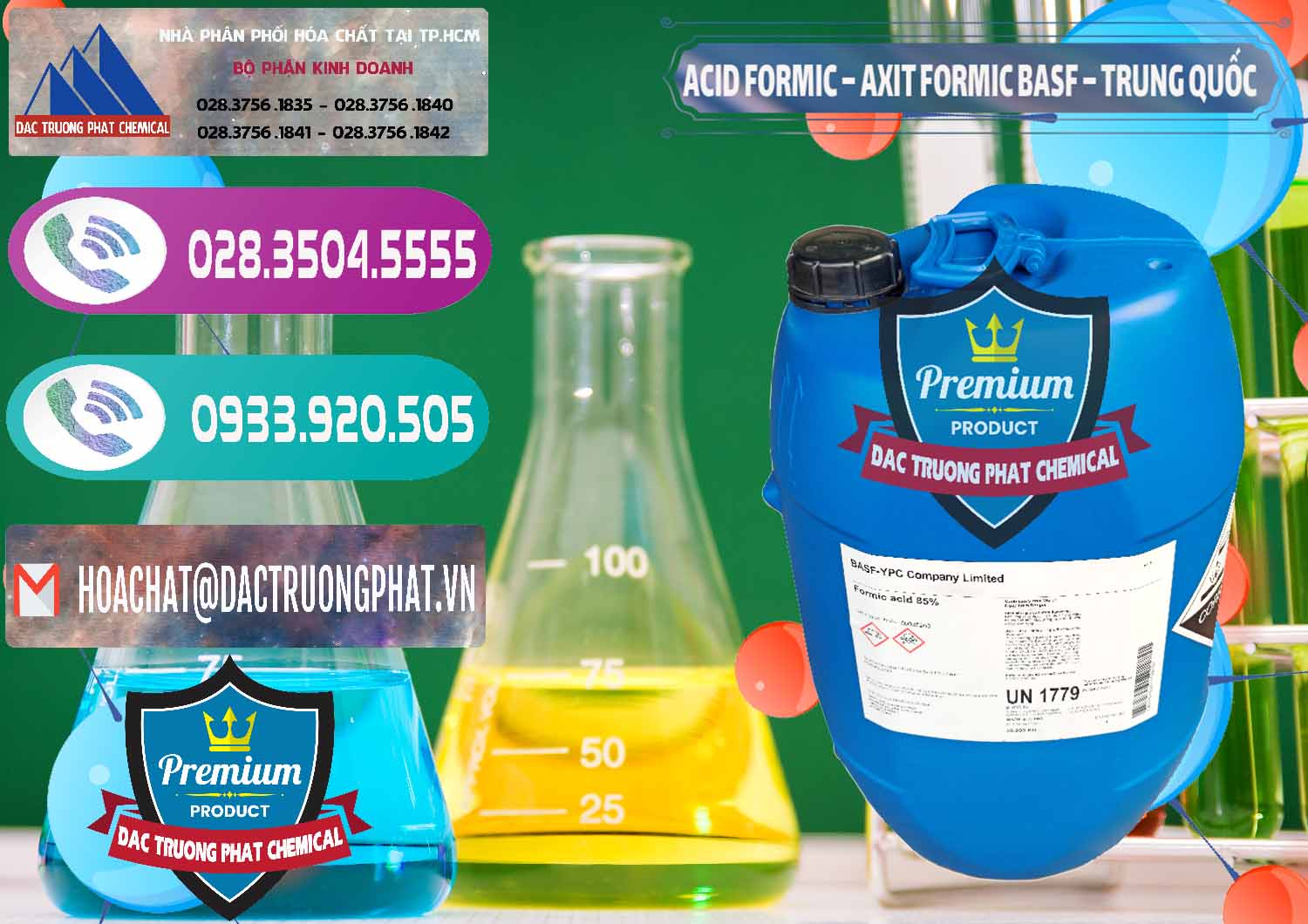 Nơi phân phối _ bán Acid Formic - Axit Formic BASF Trung Quốc China - 0025 - Phân phối & kinh doanh hóa chất tại TP.HCM - hoachatxulynuoc.com