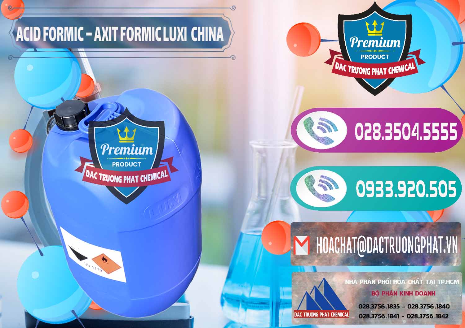 Công ty chuyên bán _ cung ứng Acid Formic - Axit Formic Luxi Trung Quốc China - 0029 - Cty cung cấp và kinh doanh hóa chất tại TP.HCM - hoachatxulynuoc.com