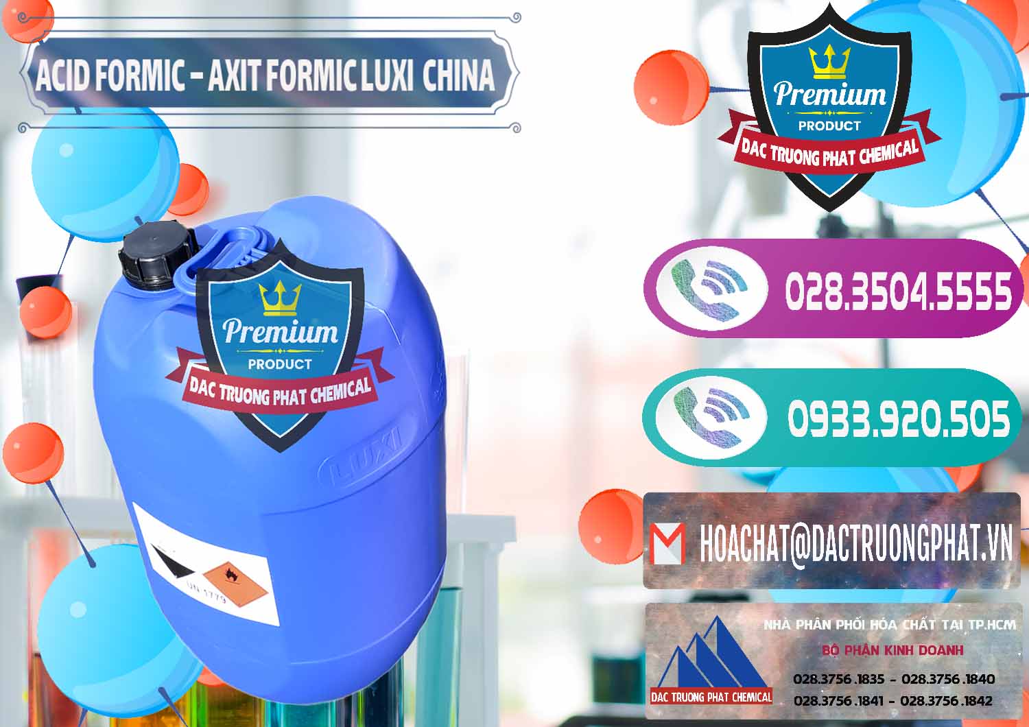 Đơn vị cung ứng ( bán ) Acid Formic - Axit Formic Luxi Trung Quốc China - 0029 - Cty cung cấp ( nhập khẩu ) hóa chất tại TP.HCM - hoachatxulynuoc.com