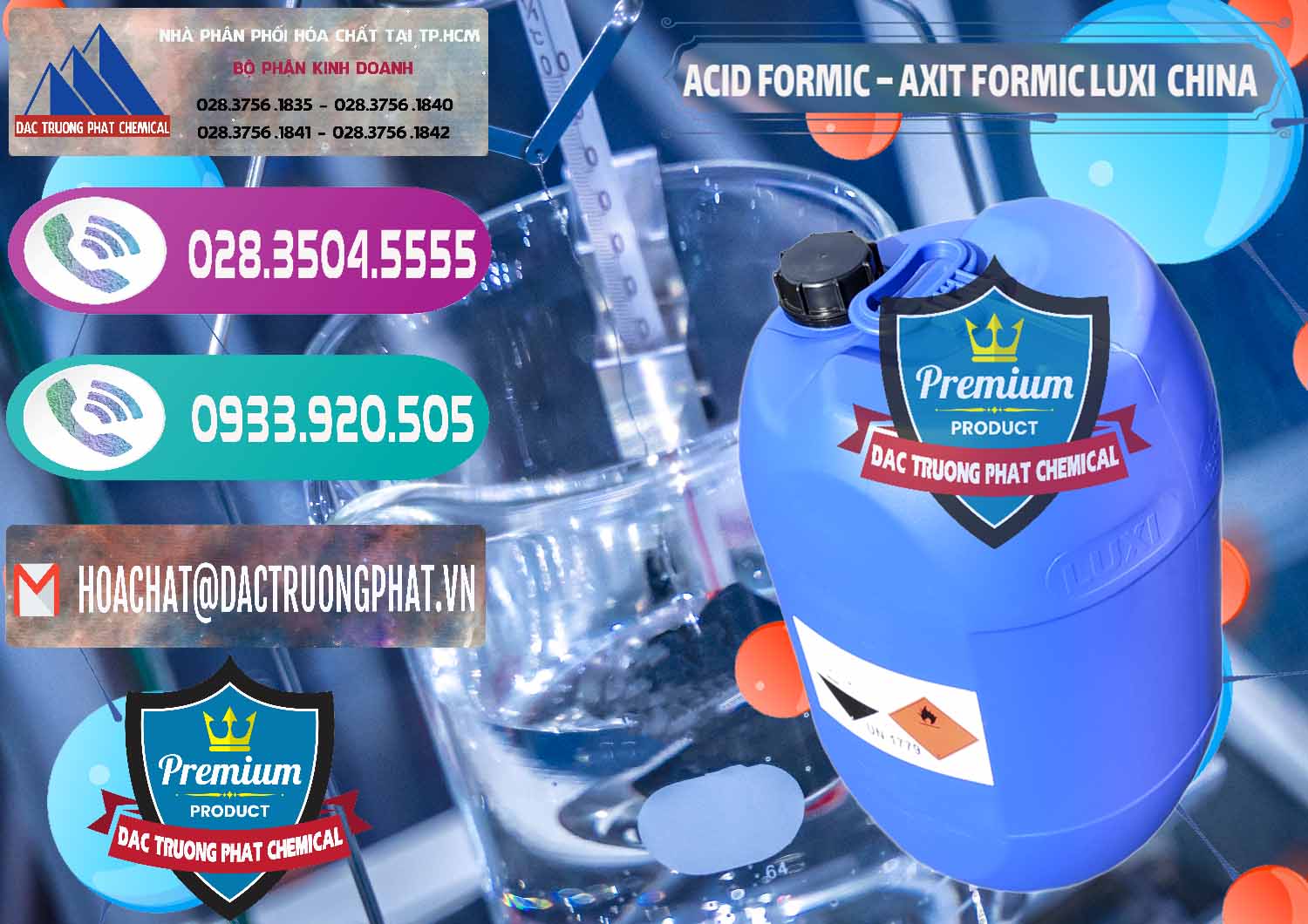 Phân phối - bán Acid Formic - Axit Formic Luxi Trung Quốc China - 0029 - Nơi cung cấp và phân phối hóa chất tại TP.HCM - hoachatxulynuoc.com