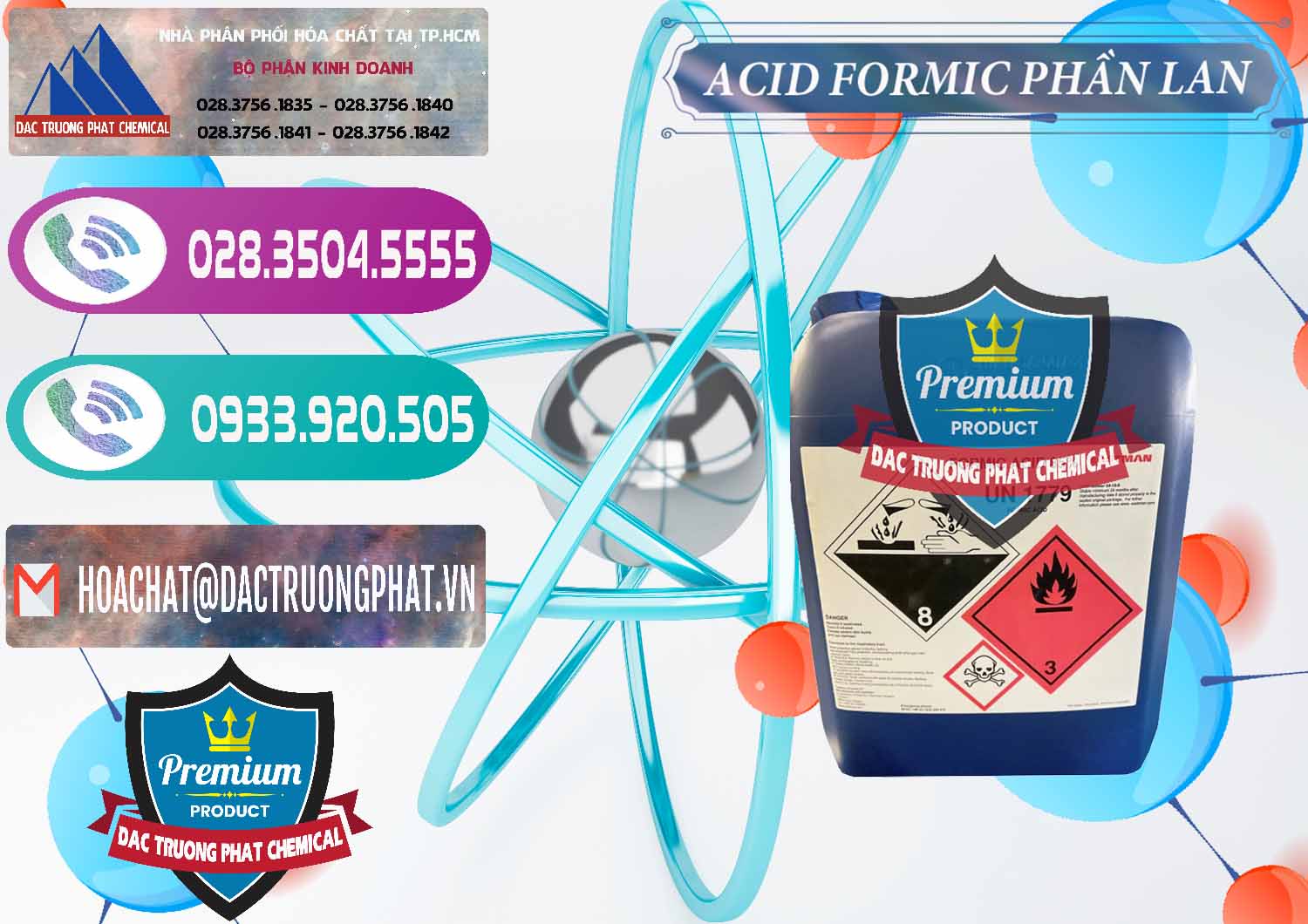 Đơn vị bán ( phân phối ) Acid Formic - Axit Formic Phần Lan Finland - 0376 - Phân phối ( cung cấp ) hóa chất tại TP.HCM - hoachatxulynuoc.com