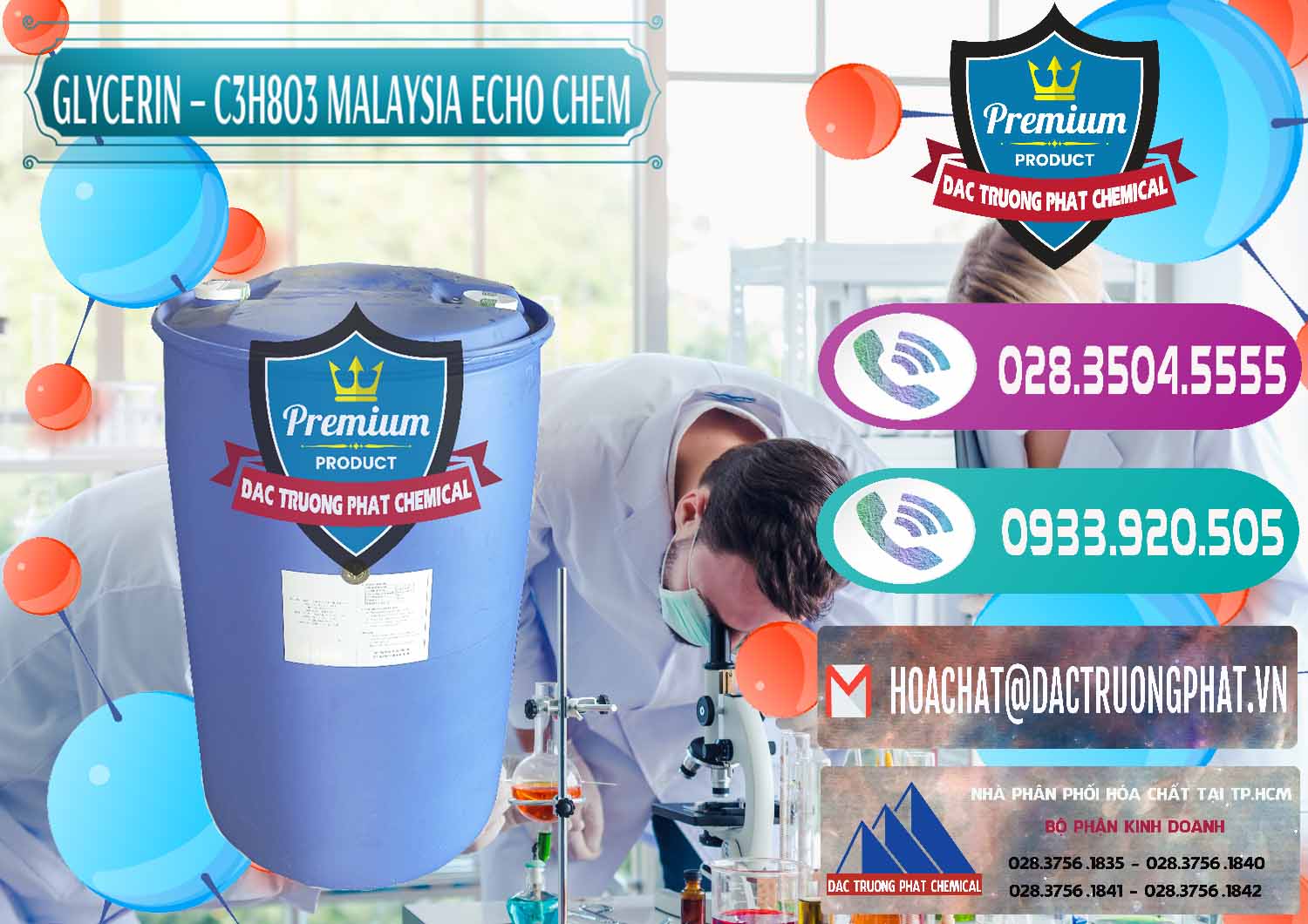 Công ty cung ứng ( bán ) Glycerin – C3H8O3 99.7% Echo Chem Malaysia - 0273 - Công ty chuyên nhập khẩu - cung cấp hóa chất tại TP.HCM - hoachatxulynuoc.com