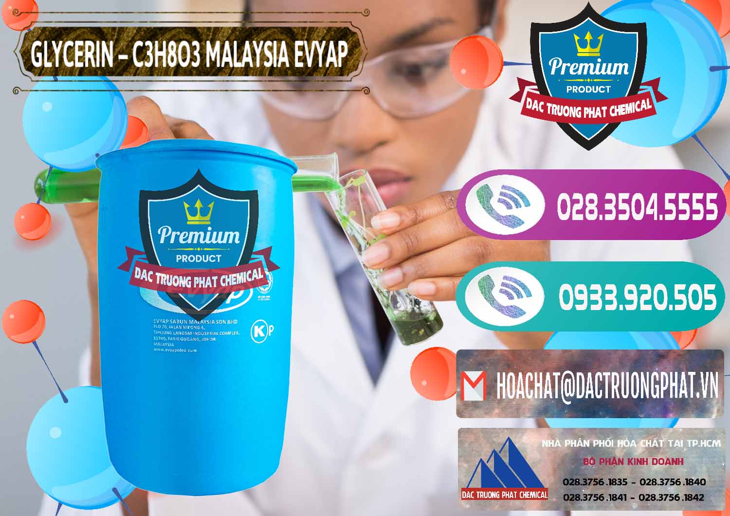 Cty chuyên nhập khẩu và bán Glycerin – C3H8O3 Malaysia Evyap - 0066 - Nơi nhập khẩu & phân phối hóa chất tại TP.HCM - hoachatxulynuoc.com