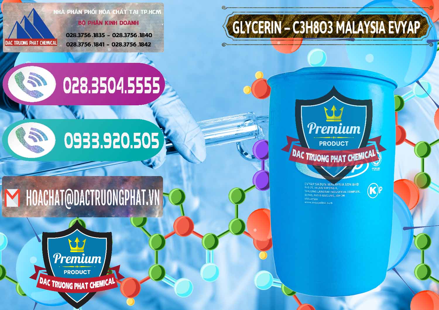 Cty cung ứng _ bán Glycerin – C3H8O3 Malaysia Evyap - 0066 - Cung cấp _ nhập khẩu hóa chất tại TP.HCM - hoachatxulynuoc.com
