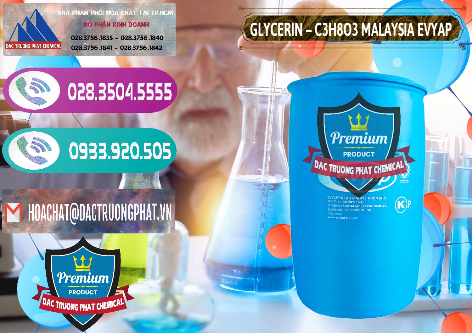 Nơi phân phối ( bán ) Glycerin – C3H8O3 Malaysia Evyap - 0066 - Đơn vị bán ( cung cấp ) hóa chất tại TP.HCM - hoachatxulynuoc.com
