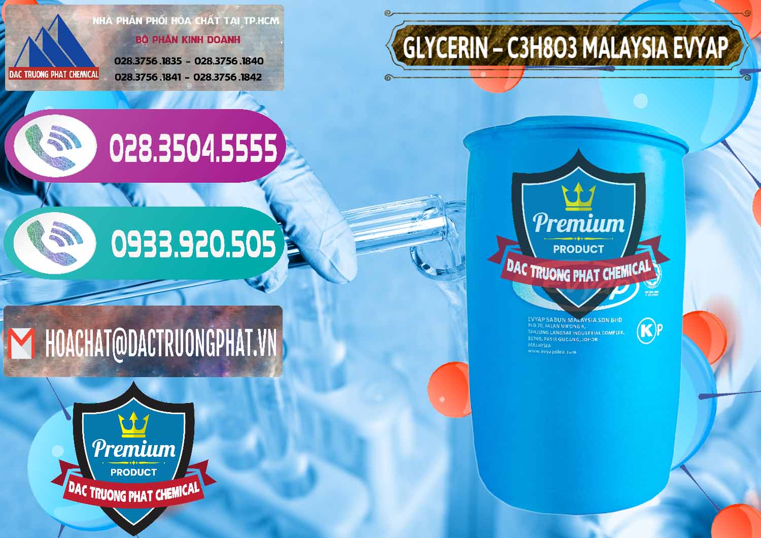 Đơn vị chuyên cung cấp & bán Hóa chất Glycerin Liquid / Glycerol Liquid Malaysia Evyap Bán - cung cấp Glycerin – C3H8O3 Malaysia Evyap - 0066 - Nơi phân phối ( cung cấp ) hóa chất tại TP.HCM - hoachatxulynuoc.com