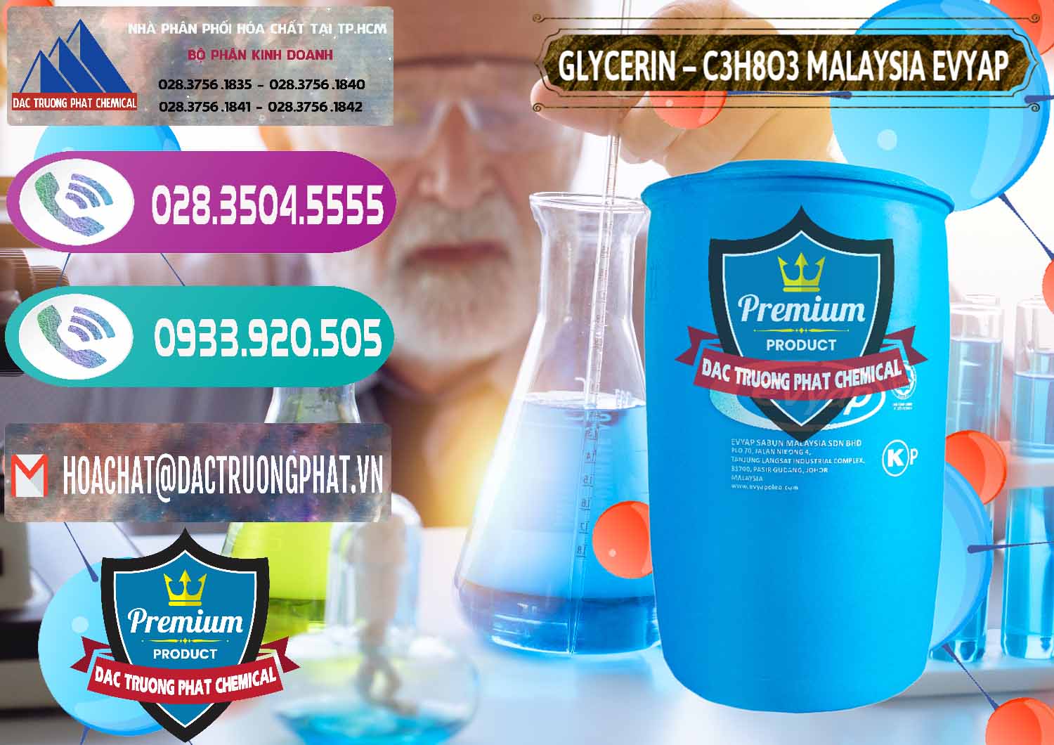 Đơn vị chuyên cung cấp & bán Hóa chất Glycerin Liquid / Glycerol Liquid Malaysia Evyap Nơi phân phối ( bán ) Glycerin – C3H8O3 Malaysia Evyap - 0066 - Đơn vị bán ( cung cấp ) hóa chất tại TP.HCM - hoachatxulynuoc.com