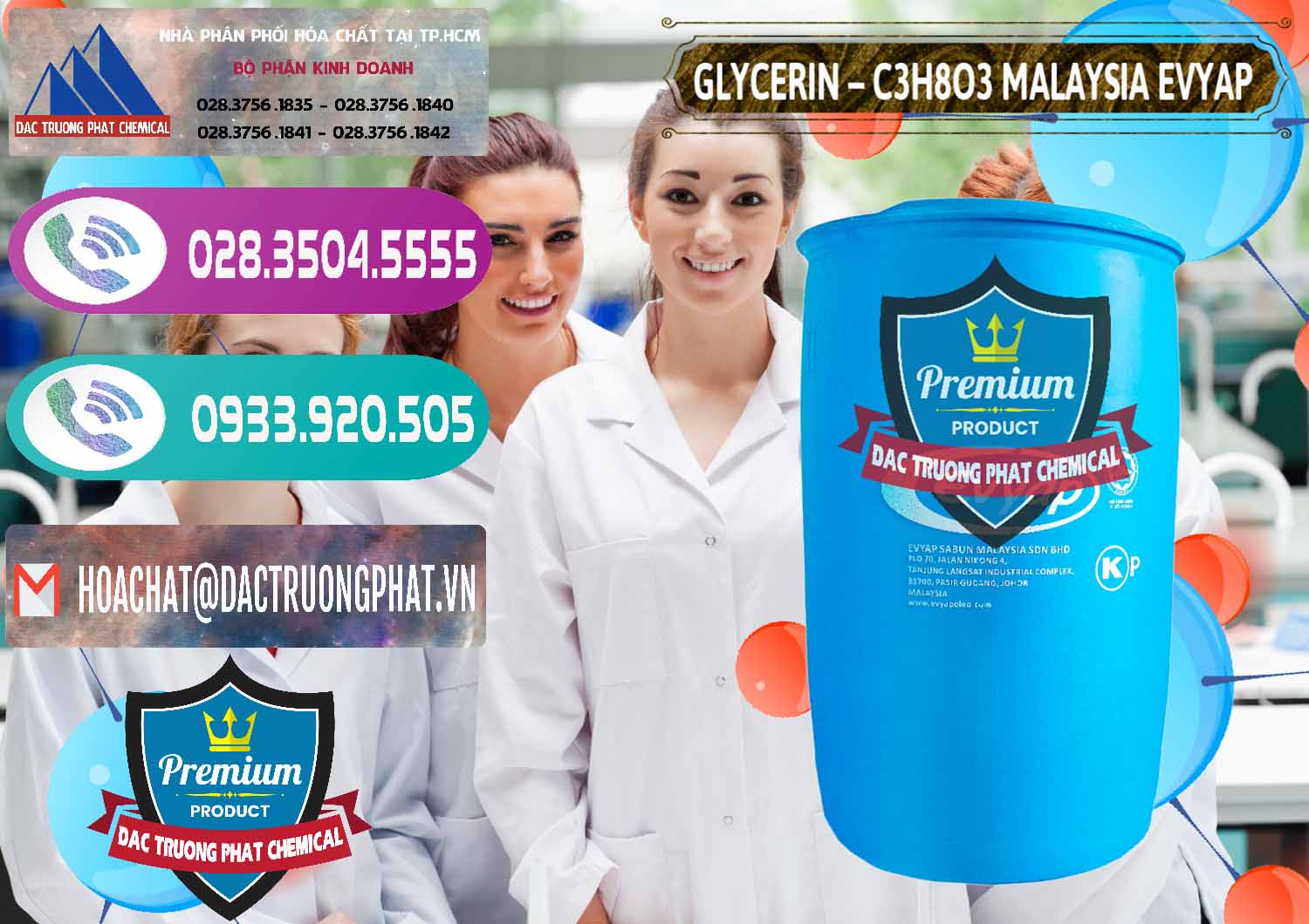 Glycerin – C3H8O3 Malaysia Evyap Nơi bán ( cung ứng ) Glycerin – C3H8O3 Malaysia Evyap - 0066 - Cty chuyên phân phối ( nhập khẩu ) hóa chất tại TP.HCM - hoachatxulynuoc.com
