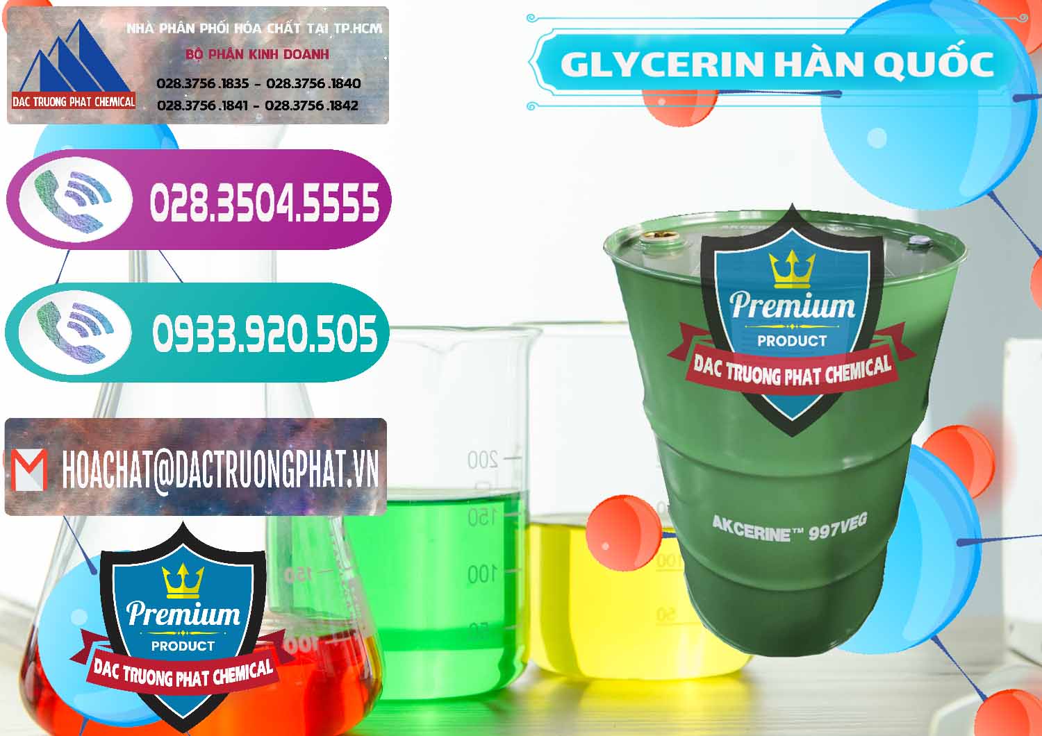 Cty chuyên cung ứng - bán Glycerin – C3H8O3 Hàn Quốc Korea - 0403 - Công ty phân phối _ cung cấp hóa chất tại TP.HCM - hoachatxulynuoc.com