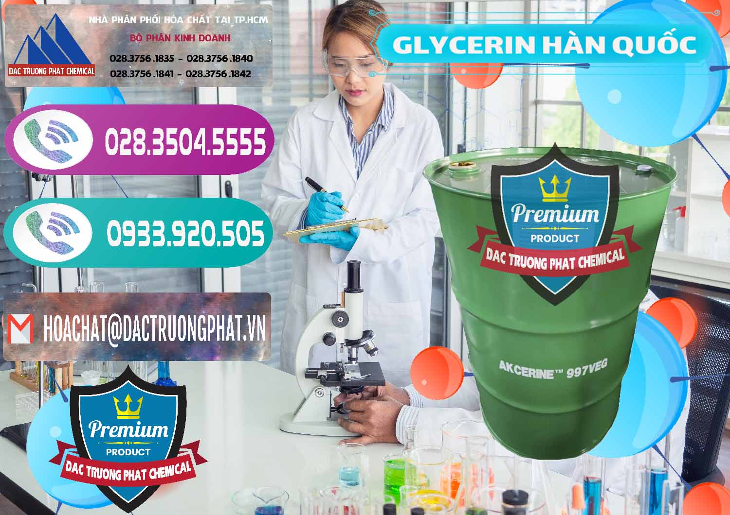 Nơi cung ứng _ bán Glycerin – C3H8O3 Hàn Quốc Korea - 0403 - Cty chuyên phân phối ( cung ứng ) hóa chất tại TP.HCM - hoachatxulynuoc.com