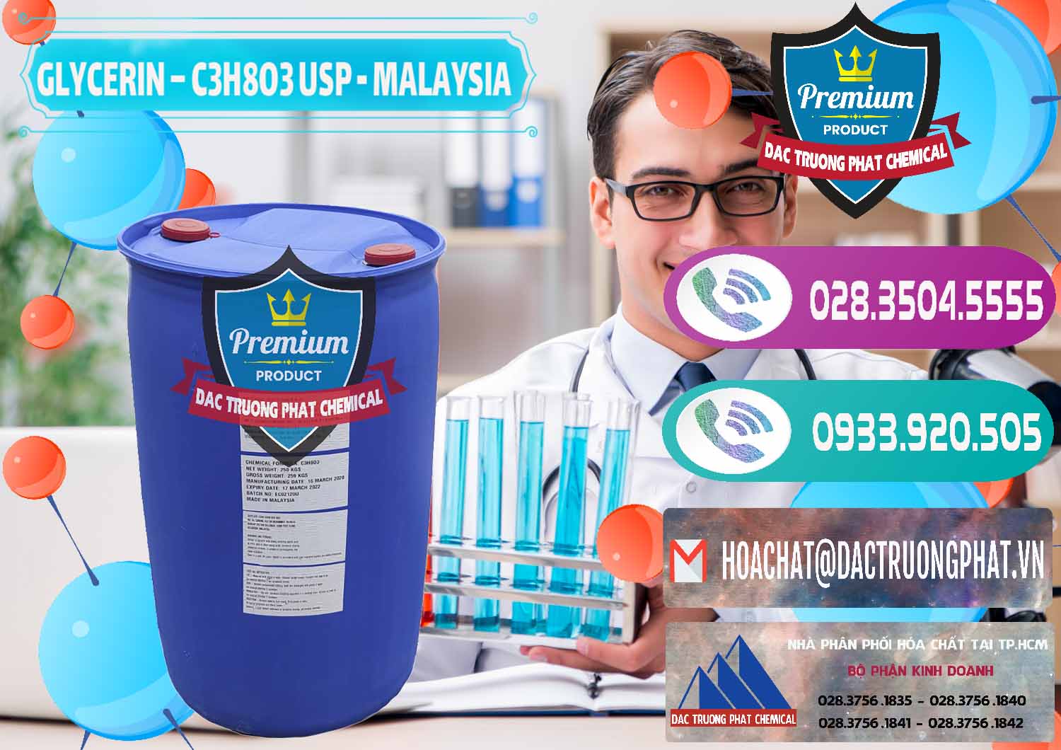 Cty chuyên cung cấp & bán Glycerin – C3H8O3 USP Malaysia - 0233 - Kinh doanh & cung cấp hóa chất tại TP.HCM - hoachatxulynuoc.com