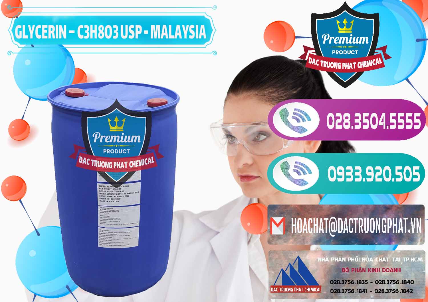 Nhà cung ứng và bán Glycerin – C3H8O3 USP Malaysia - 0233 - Nơi phân phối & nhập khẩu hóa chất tại TP.HCM - hoachatxulynuoc.com